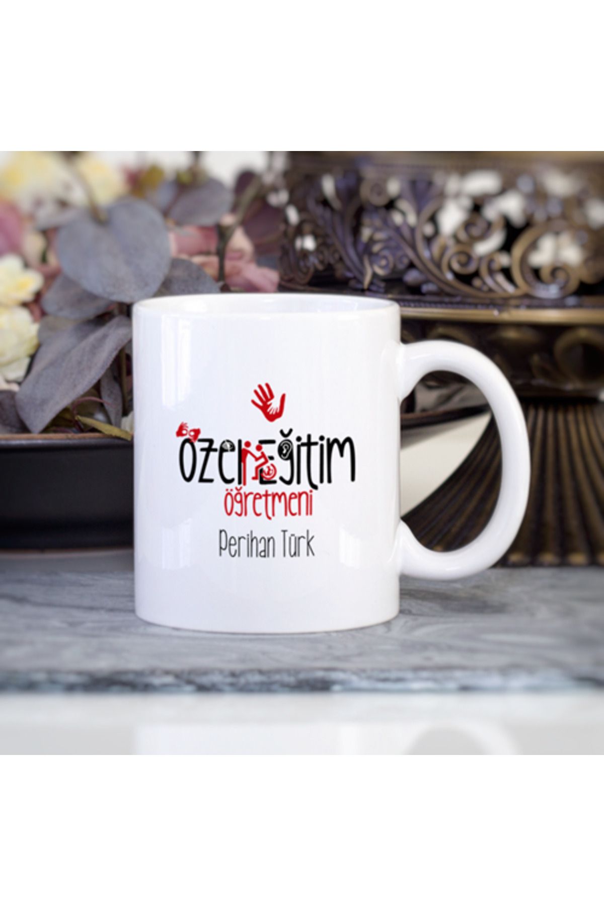 feifei Kişiye Özel Özel Eğitim Öğretmeni Kupa Bardak