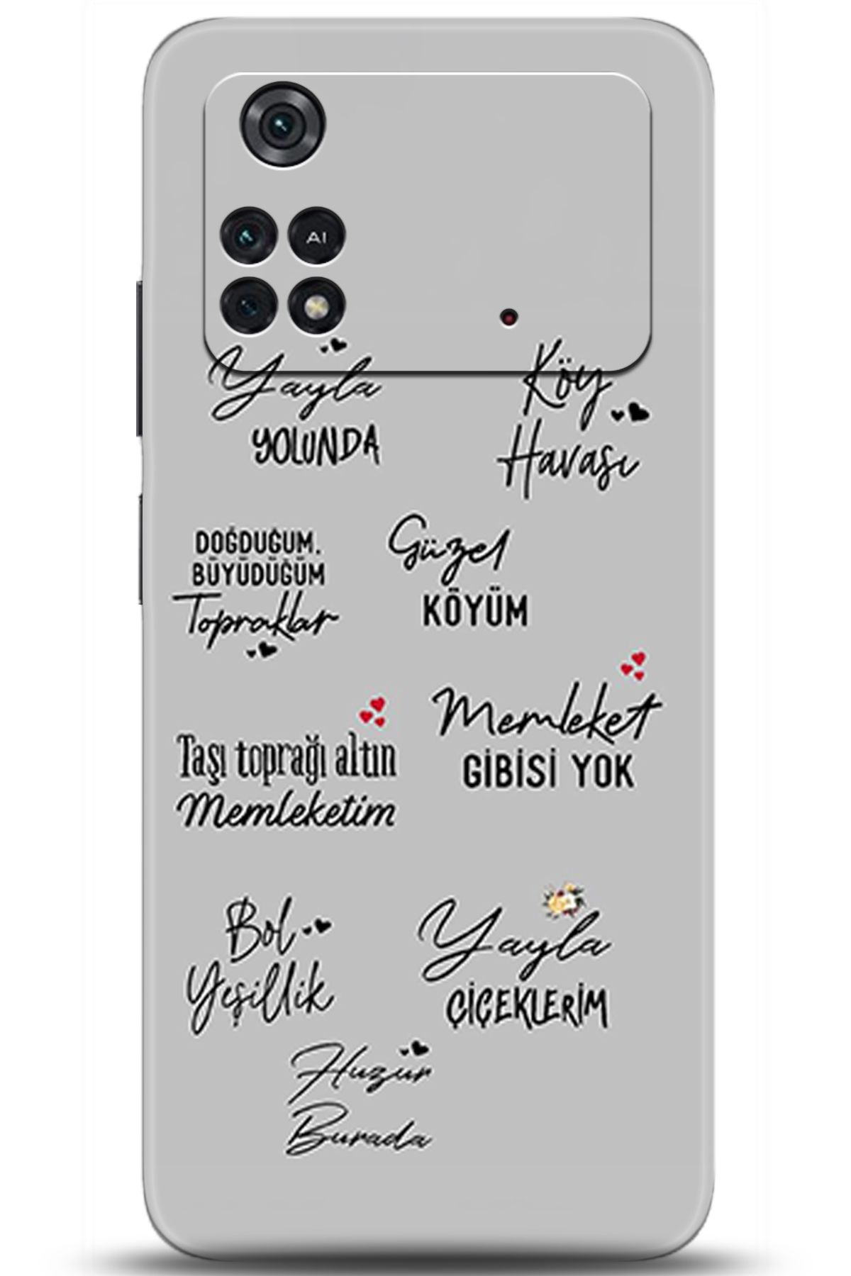 Noprin Xiaomi Poco M4 Pro 4G Kılıf HD Baskılı Kılıf - Happiness Series 5210