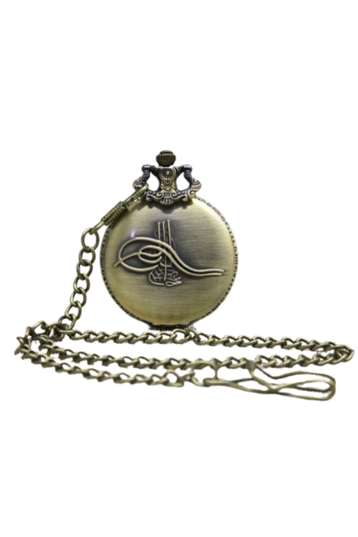 QUARTZ-Ottoman Tugra Chain Linked Watch 1