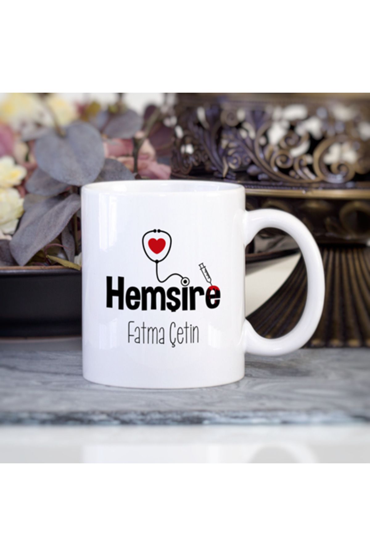 feifei Kişiye Özel Hemşire Kupa Bardak