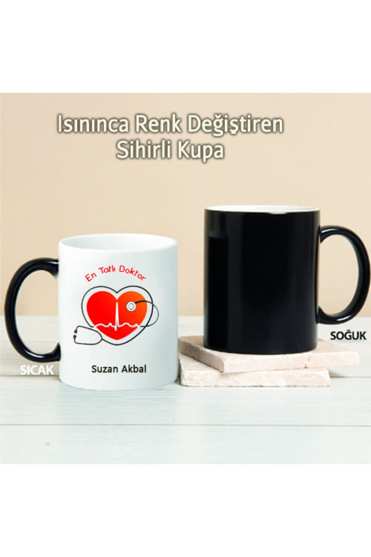feifei En Tatlı Doktor Kişiye Özel Sihirli Kupa Pi50