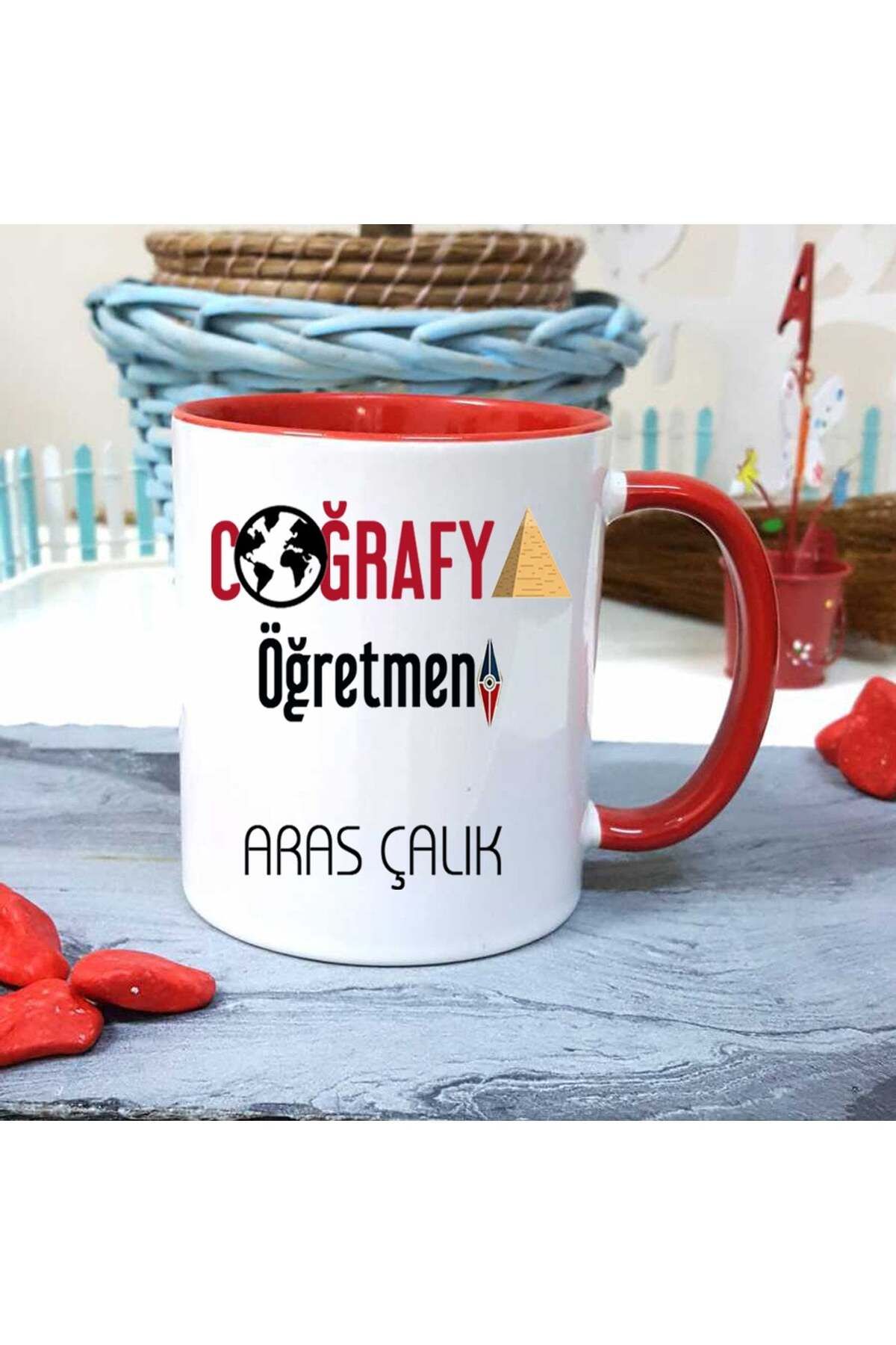 feifei Coğrafya Öğretmenine Özel Öğretmenler Günü Hediyesi Kişiye Özel Kupa Bardak