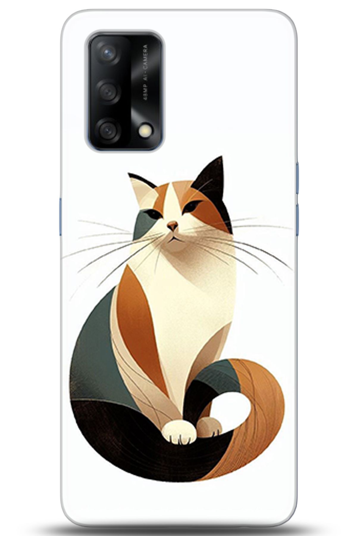 OPPO A74 4G Kılıf HD Baskılı Kılıf - Happiness Series 5213