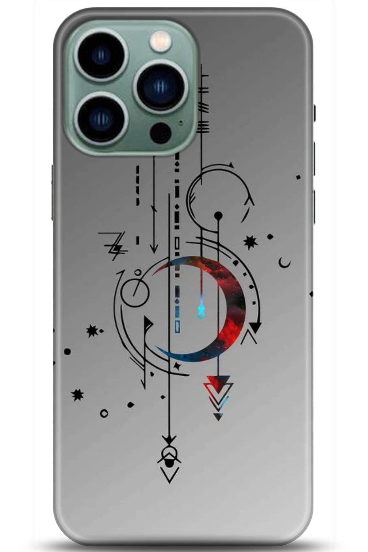 Noprin Apple iPhone 14 Pro Kılıf HD Baskılı Kılıf - Happiness Series 5182
