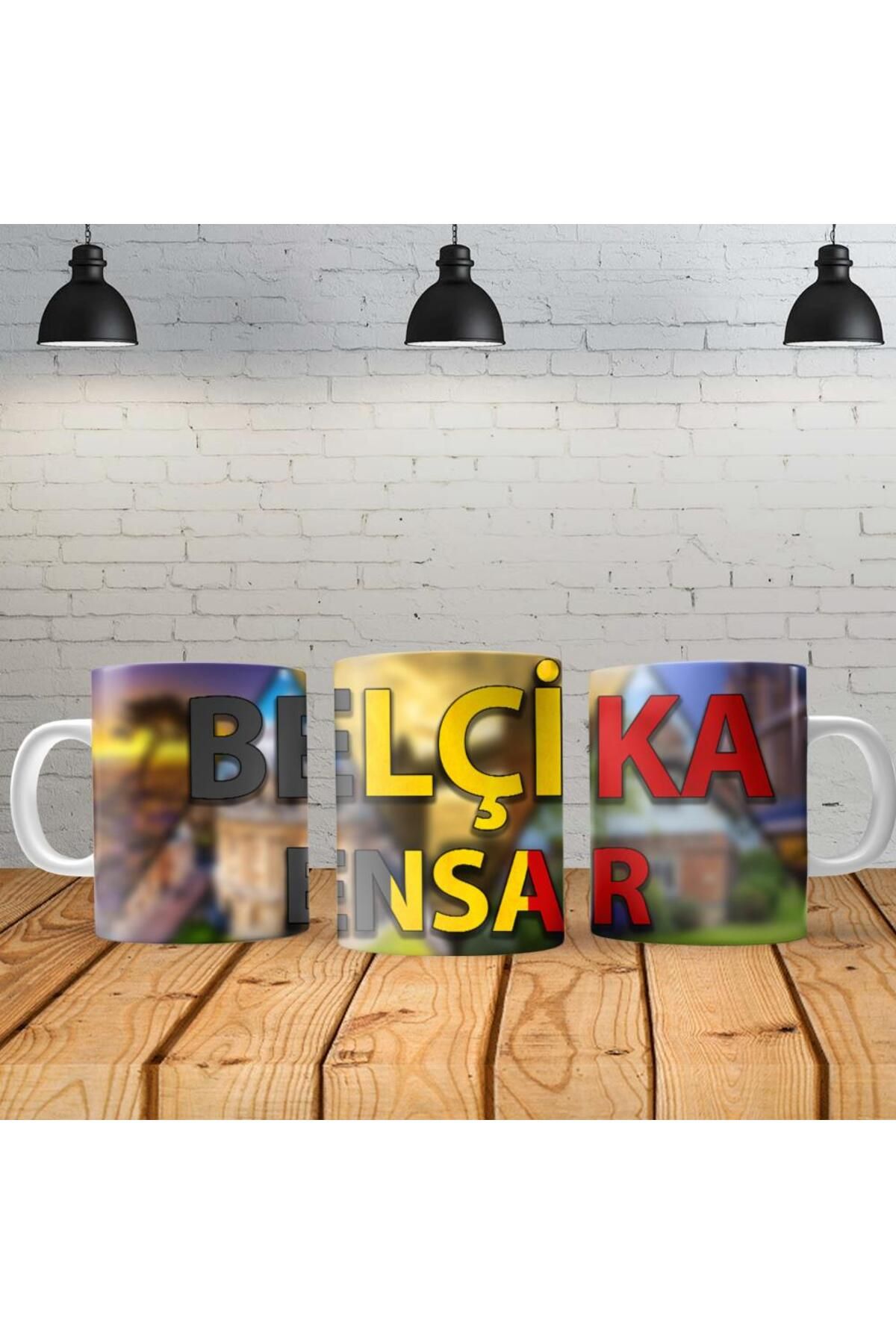 feifei Belçika Kişiye Özel Baskılı Yeni Tasarım Sihirli Kupa Bardak Özel Kutusunda