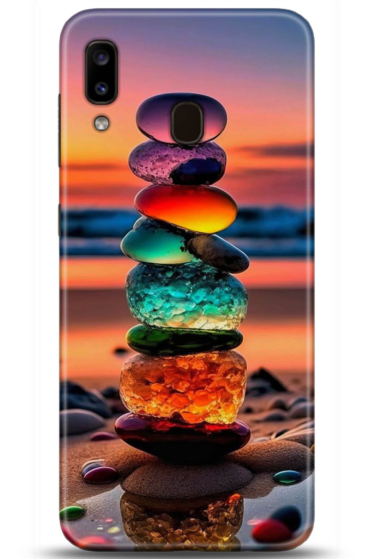 Noprin Samsung Galaxy A20 Kılıf HD Baskılı Kılıf - Happiness Series 5235