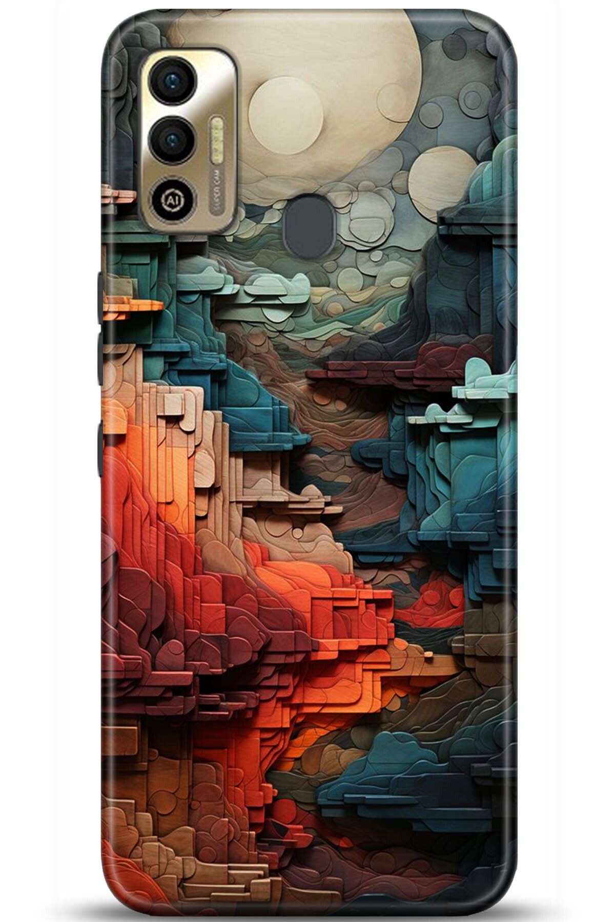 TECNO Spark 7T Kılıf HD Baskılı Kılıf - Happiness Series 5218