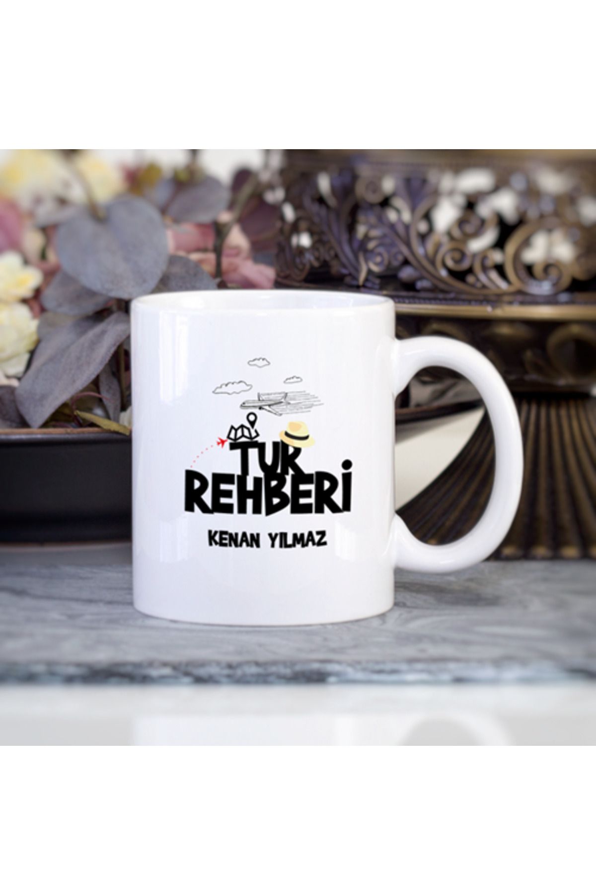 feifei Kişiye Özel Tur Rehberi Kupa Bardak