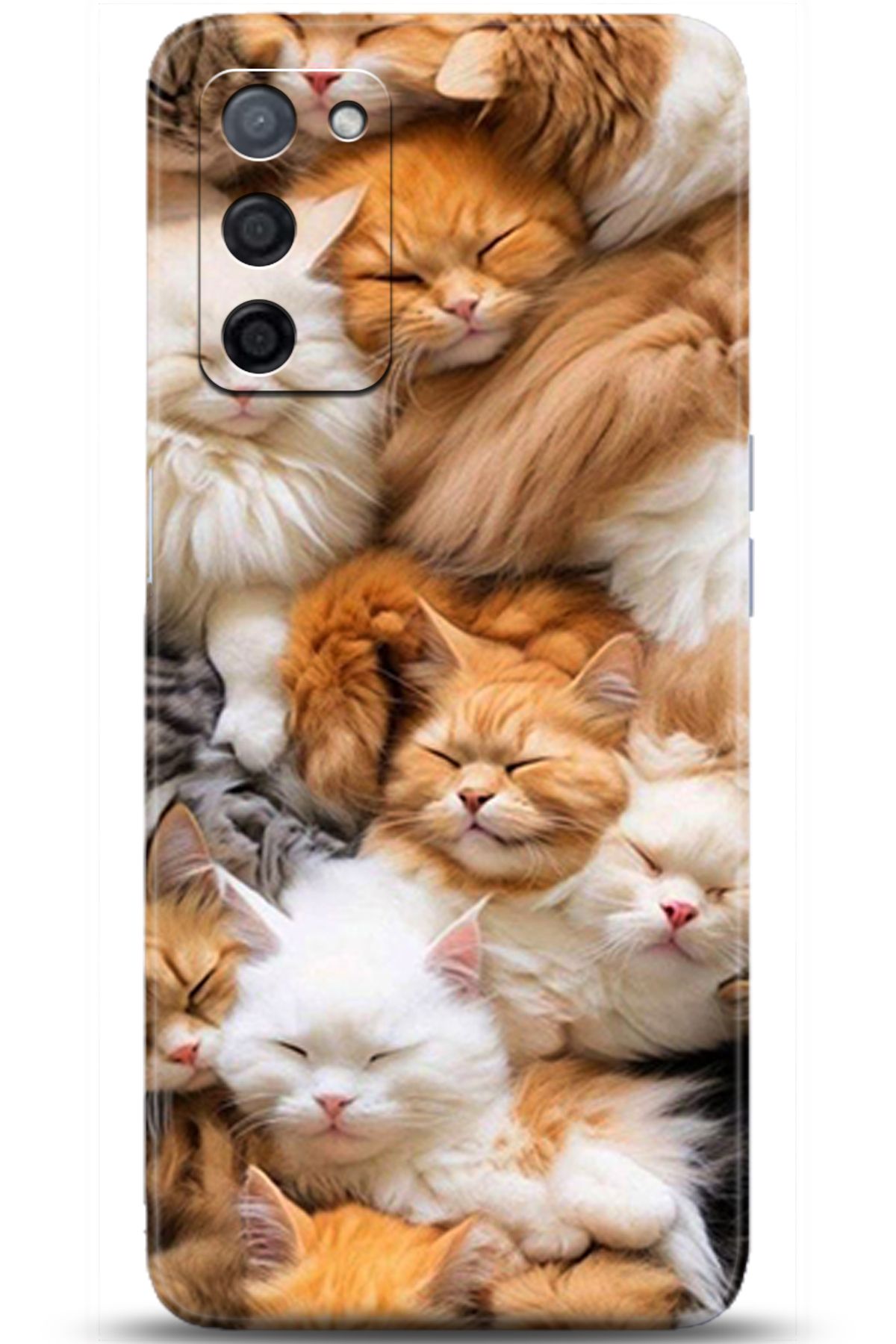 OPPO A55 5G Kılıf HD Baskılı Kılıf - Happiness Series 5234
