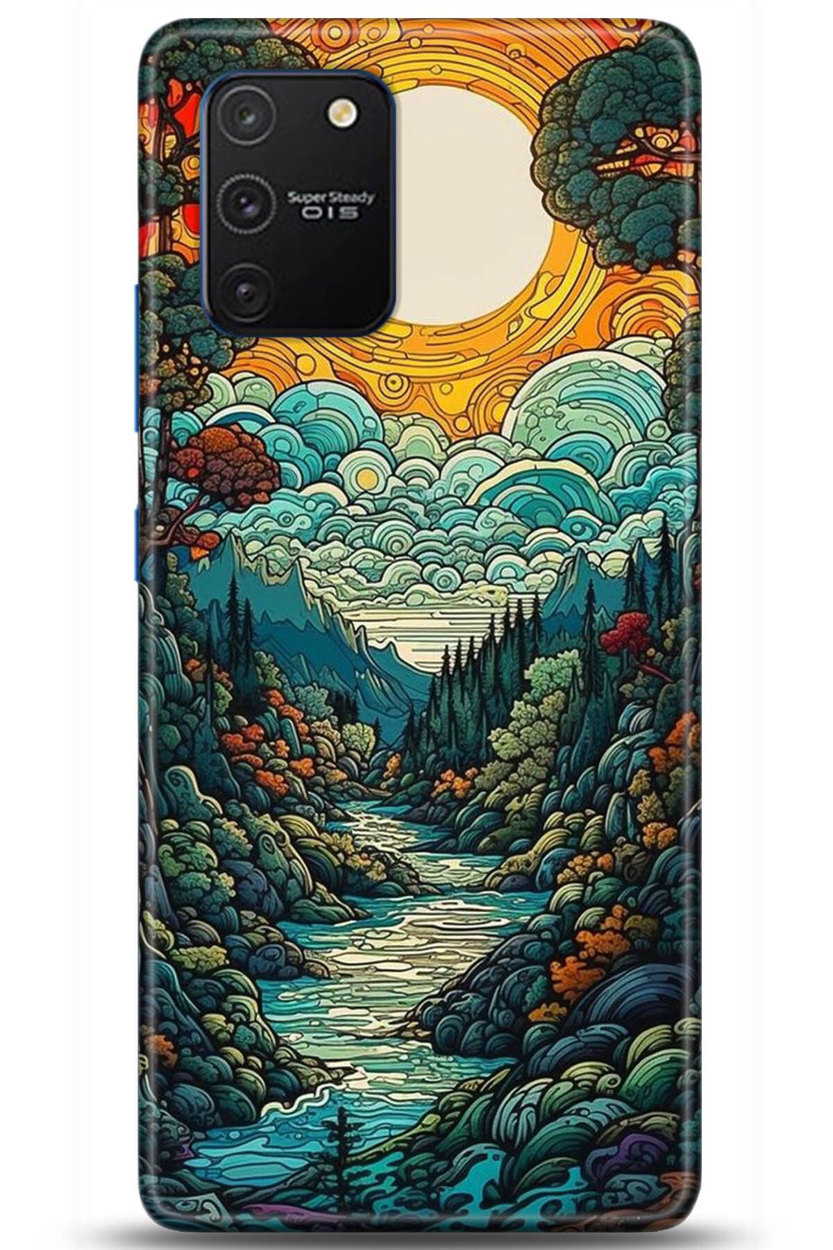 Noprin Samsung Galaxy S10 Lite / A91 Kılıf HD Baskılı Kılıf - Happiness Series 5198