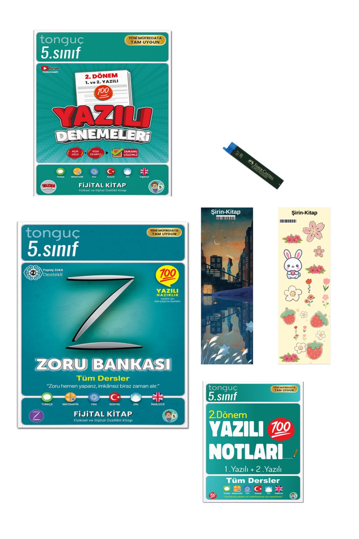 Tonguç Yayınları 5. SINIF YAZILI DENEMELERİ 2. DÖNEM 5. SINIF YAZILI NOTLARI 2. DÖNEM ,5. SINIF ZORU BANKASI