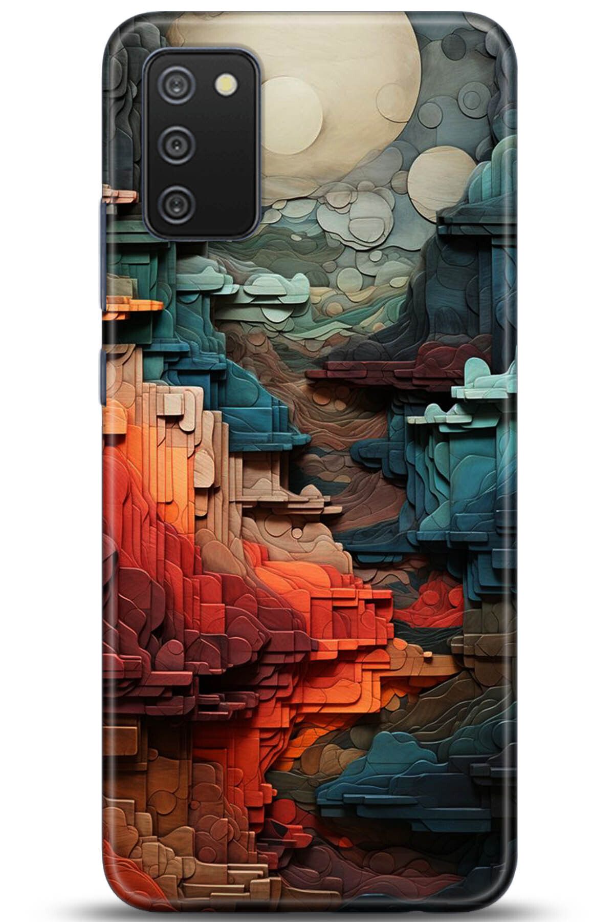 Noprin Samsung Galaxy A02s Kılıf HD Baskılı Kılıf - Happiness Series 5218