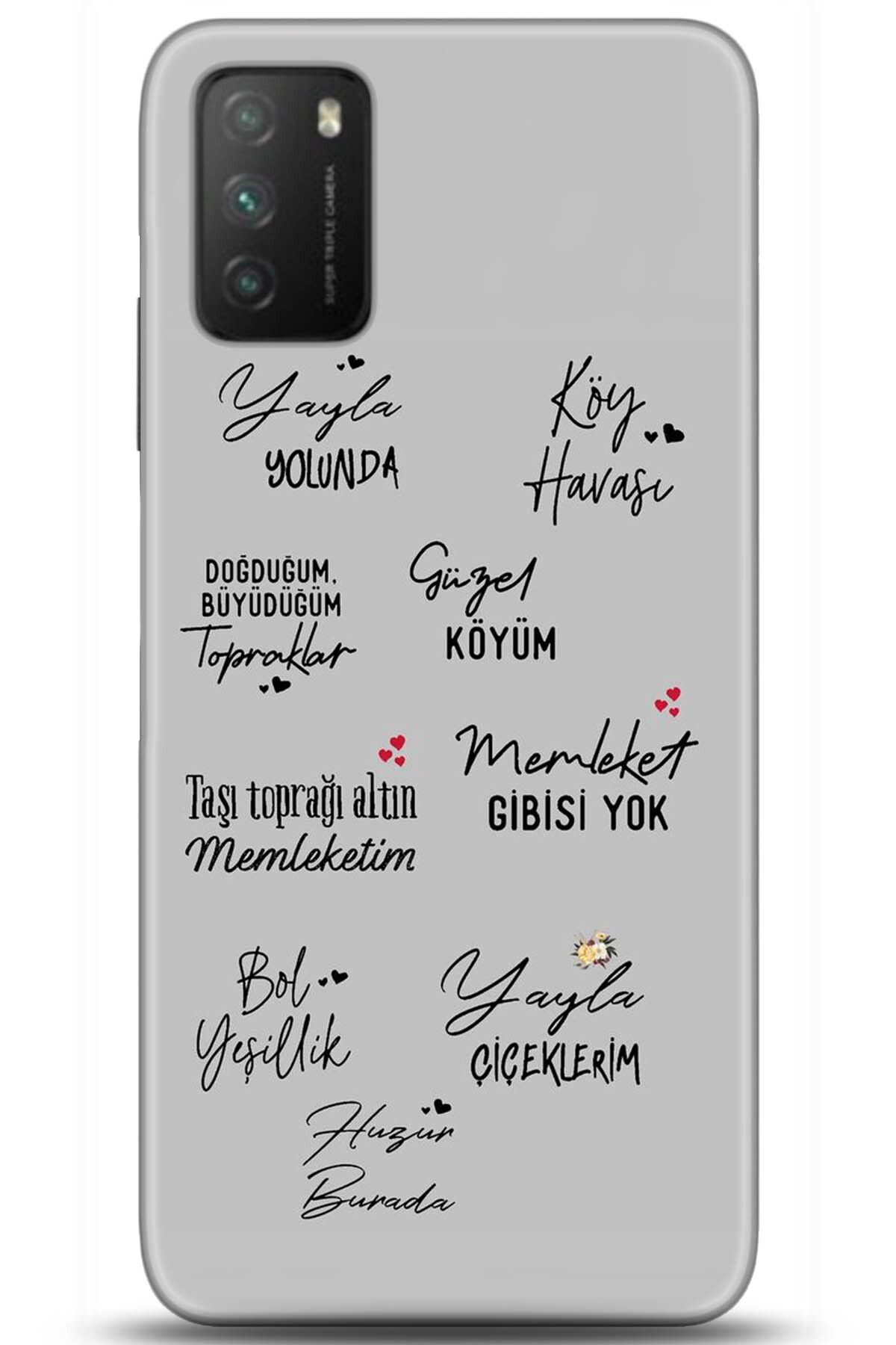 Noprin Xiaomi Poco M3 Kılıf HD Baskılı Kılıf - Happiness Series 5210