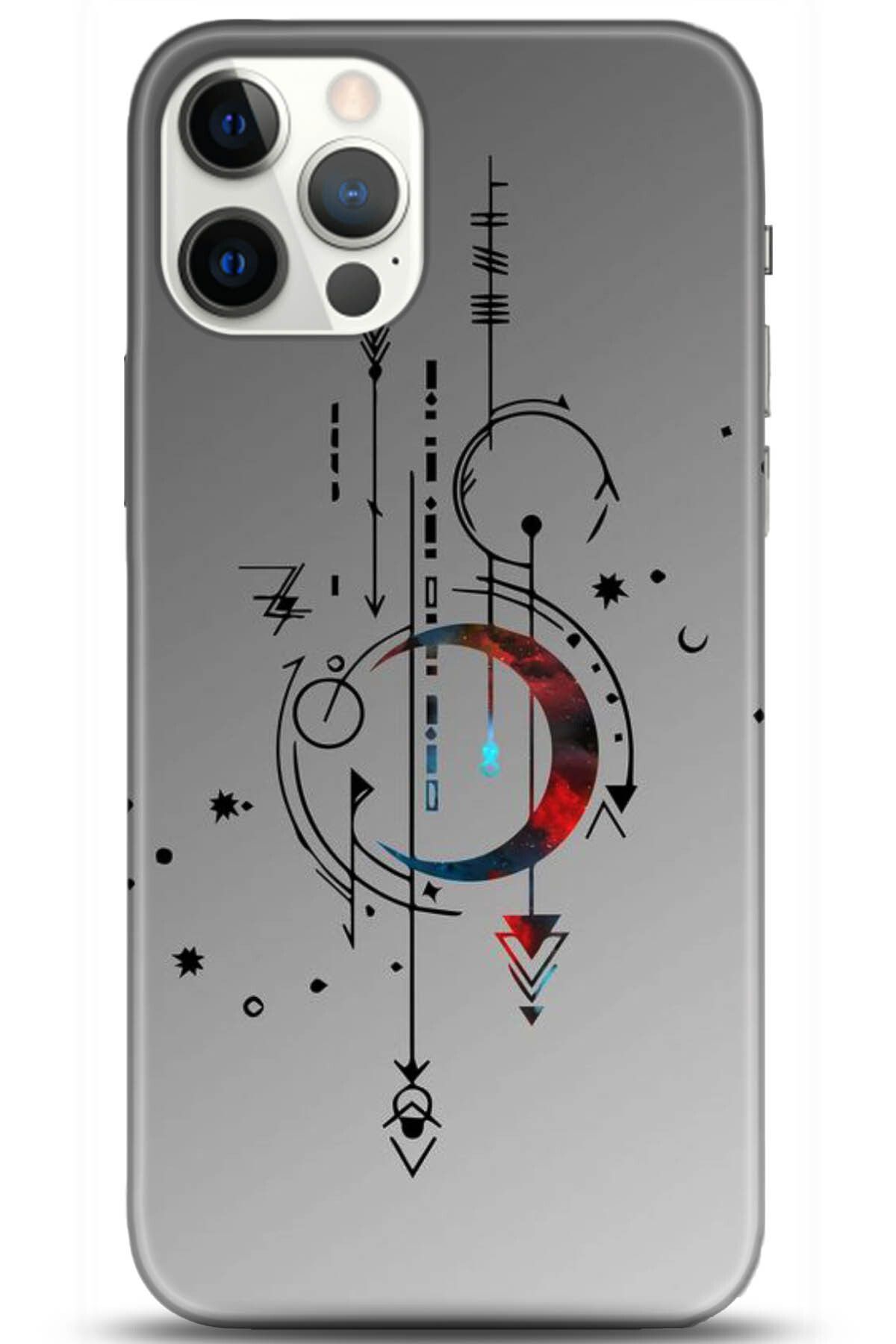 Noprin Apple iPhone 12 Pro Max Kılıf HD Baskılı Kılıf - Happiness Series 5182