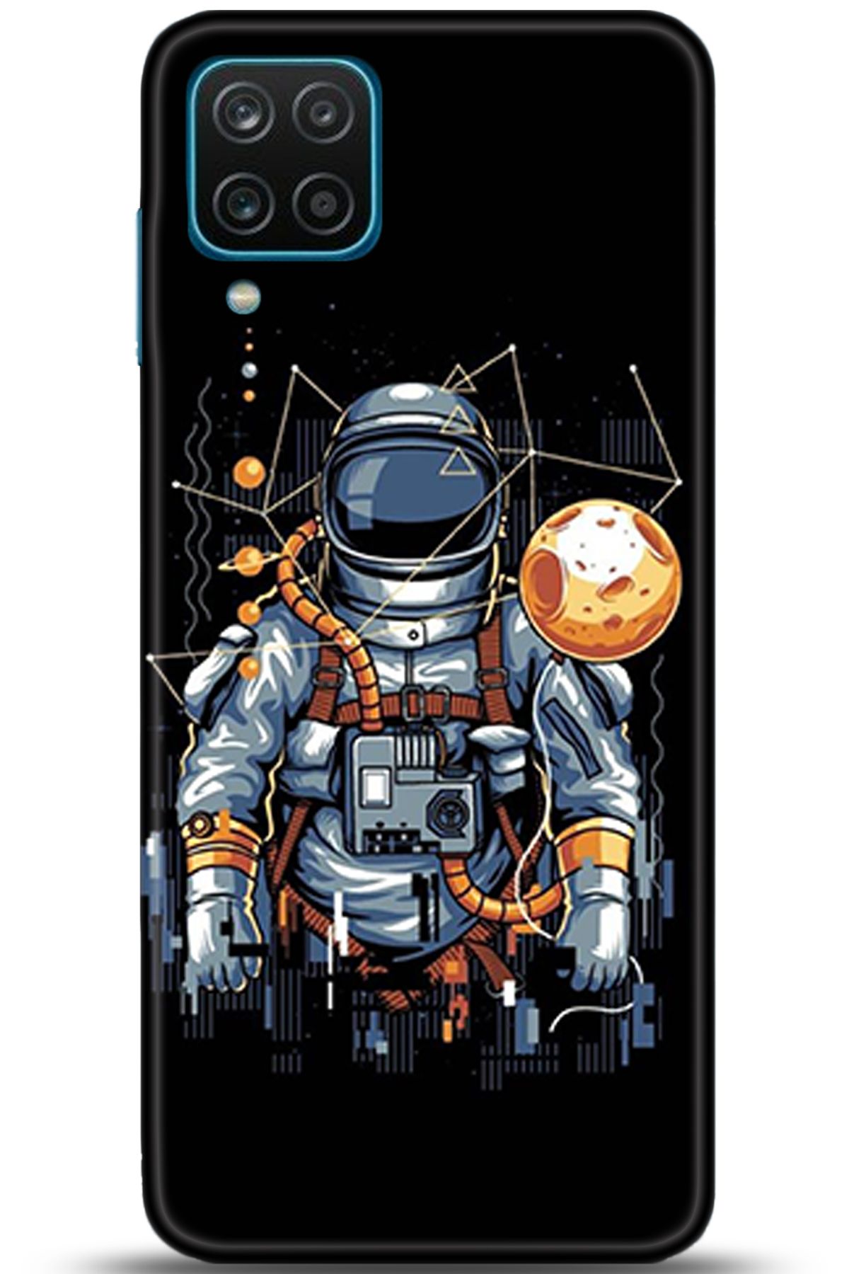 Noprin Samsung Galaxy A12 Kılıf HD Baskılı Kılıf - Happiness Series 5221