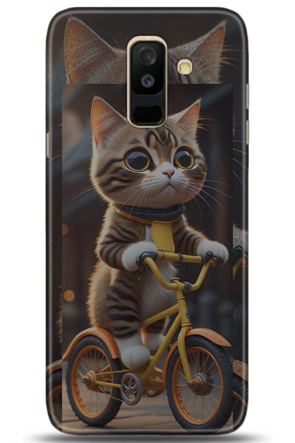 Noprin Samsung Galaxy A6 Plus Kılıf HD Baskılı Kılıf - Happiness Series 5195