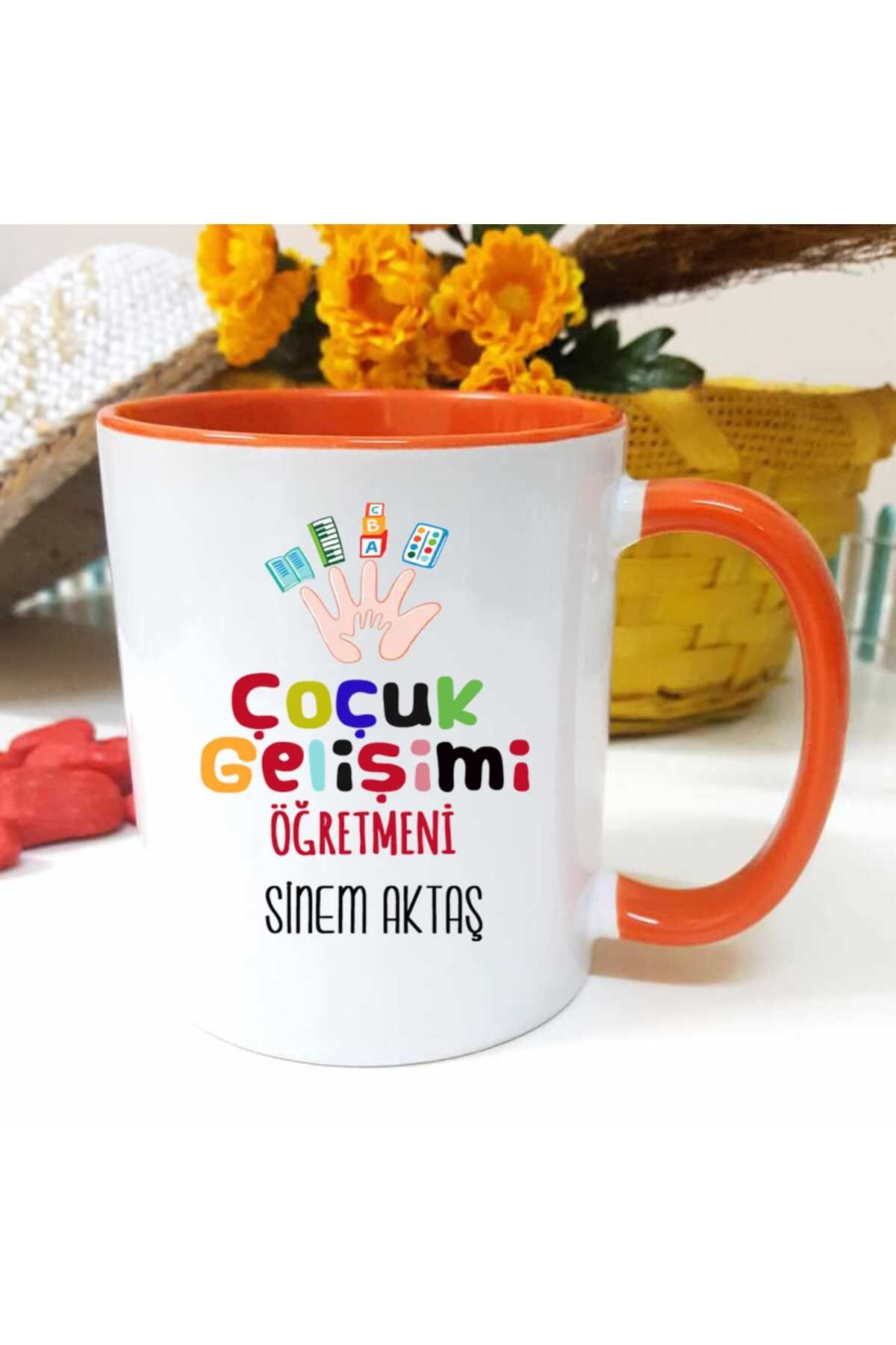 feifei Çocuk Gelişimi Öğretmenine Özel Öğretmenler Günü Hediyesi Kişiye Özel Kupa Bardak