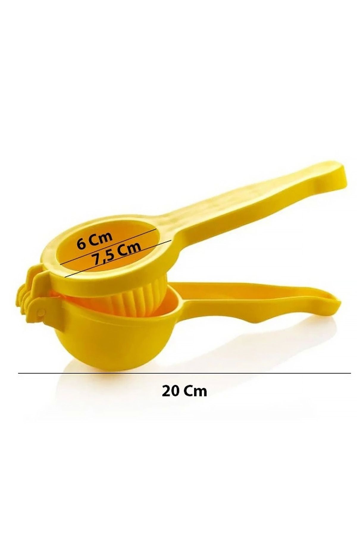 NOYİSKA-1Pc Multipurpose Hard Plastic Lemon and Citrus Juicer Squeezer Practical Plastic Lemon Lime Squeezing 7