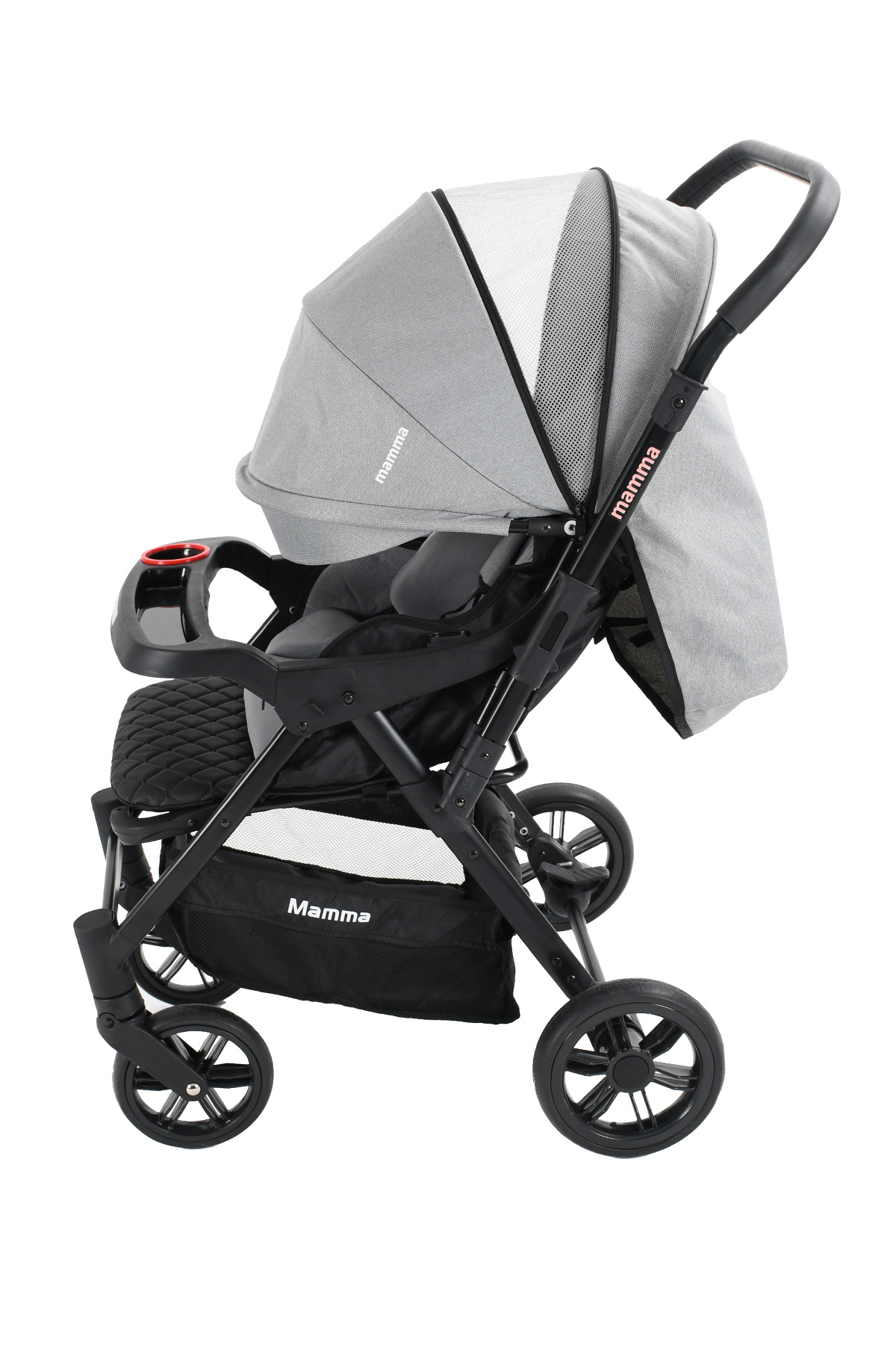 Mamma Alfa 6 in 1 Yeni Nesil Mama Tablalı Çift Yönlü Bebek Arabası fotoğrafı 5 (önizleme)