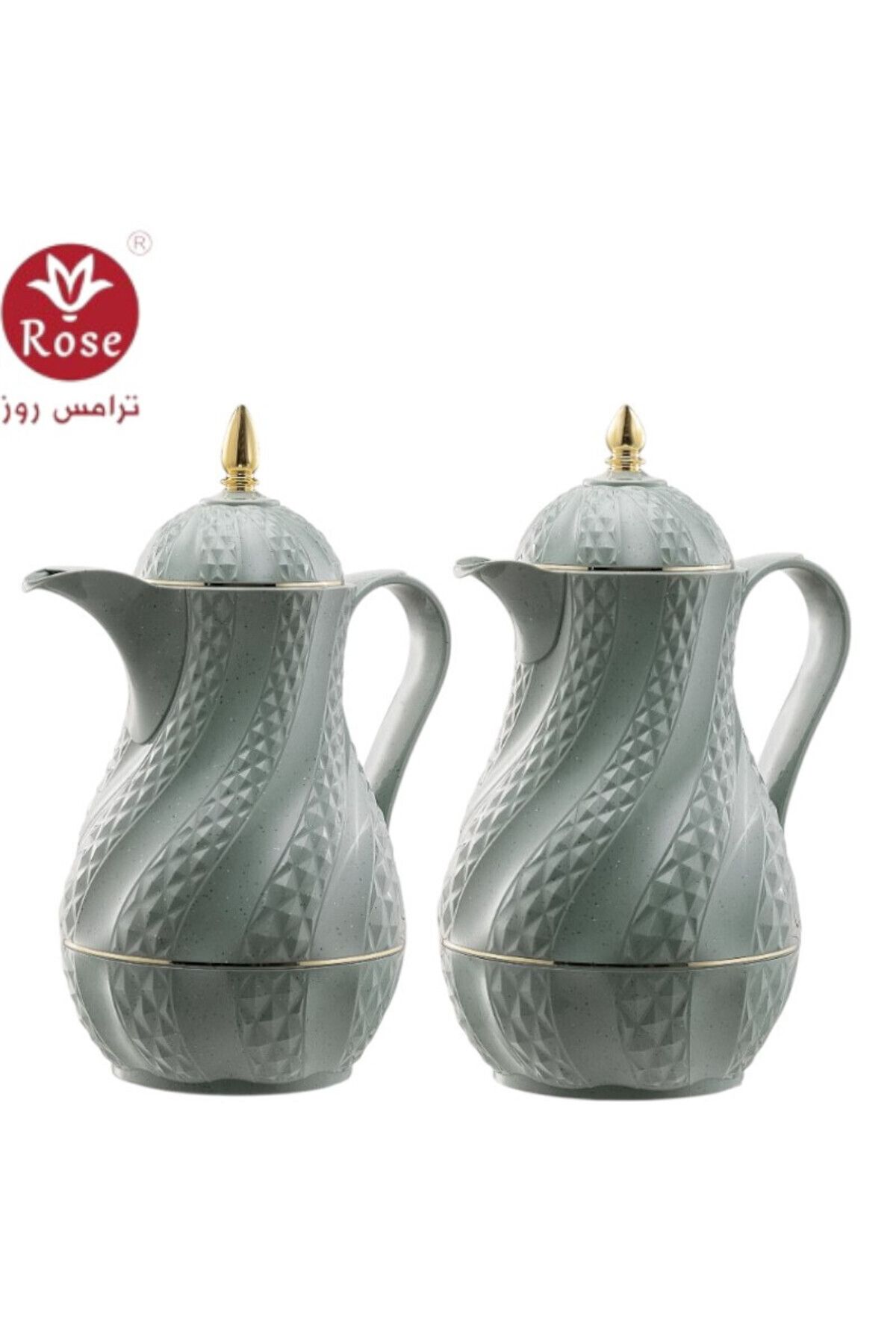 Rose-RS-2424-Tea and coffee thermos set consisting of 2 rose thermoses, 1 liter capacity 3