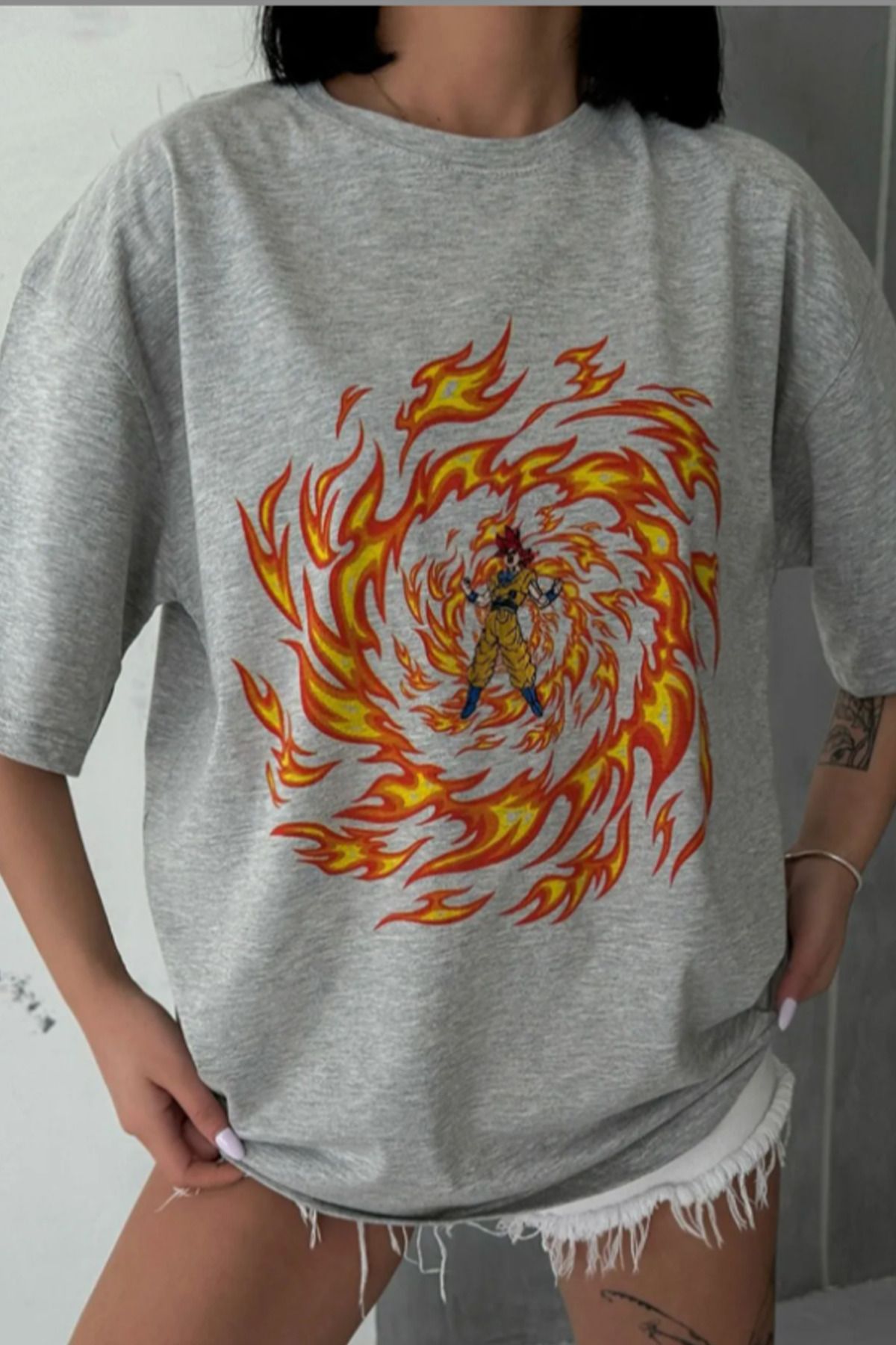 SB Moda Unisex Baskılı Bluz