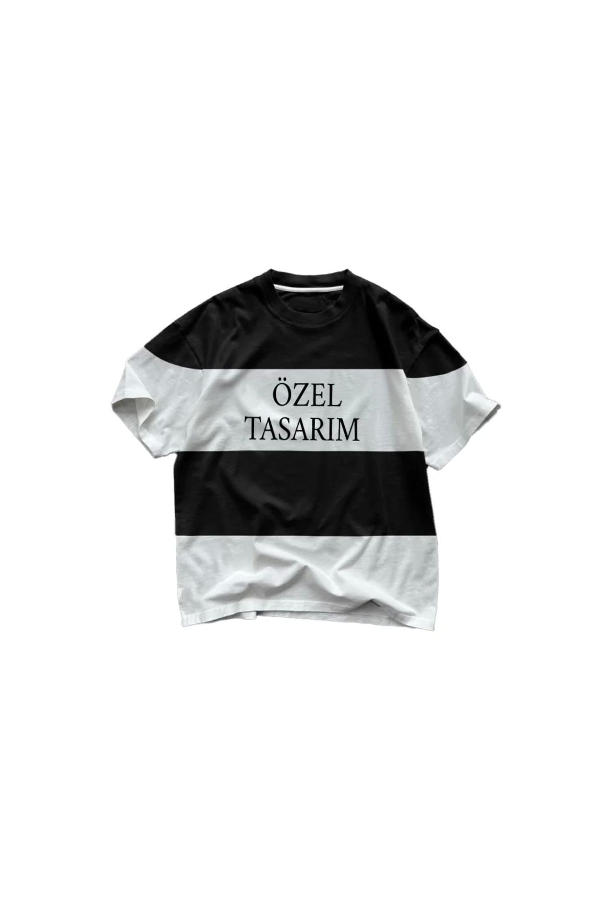 Narnuga Tişört Tasarla Parçali İki İplik Oversize