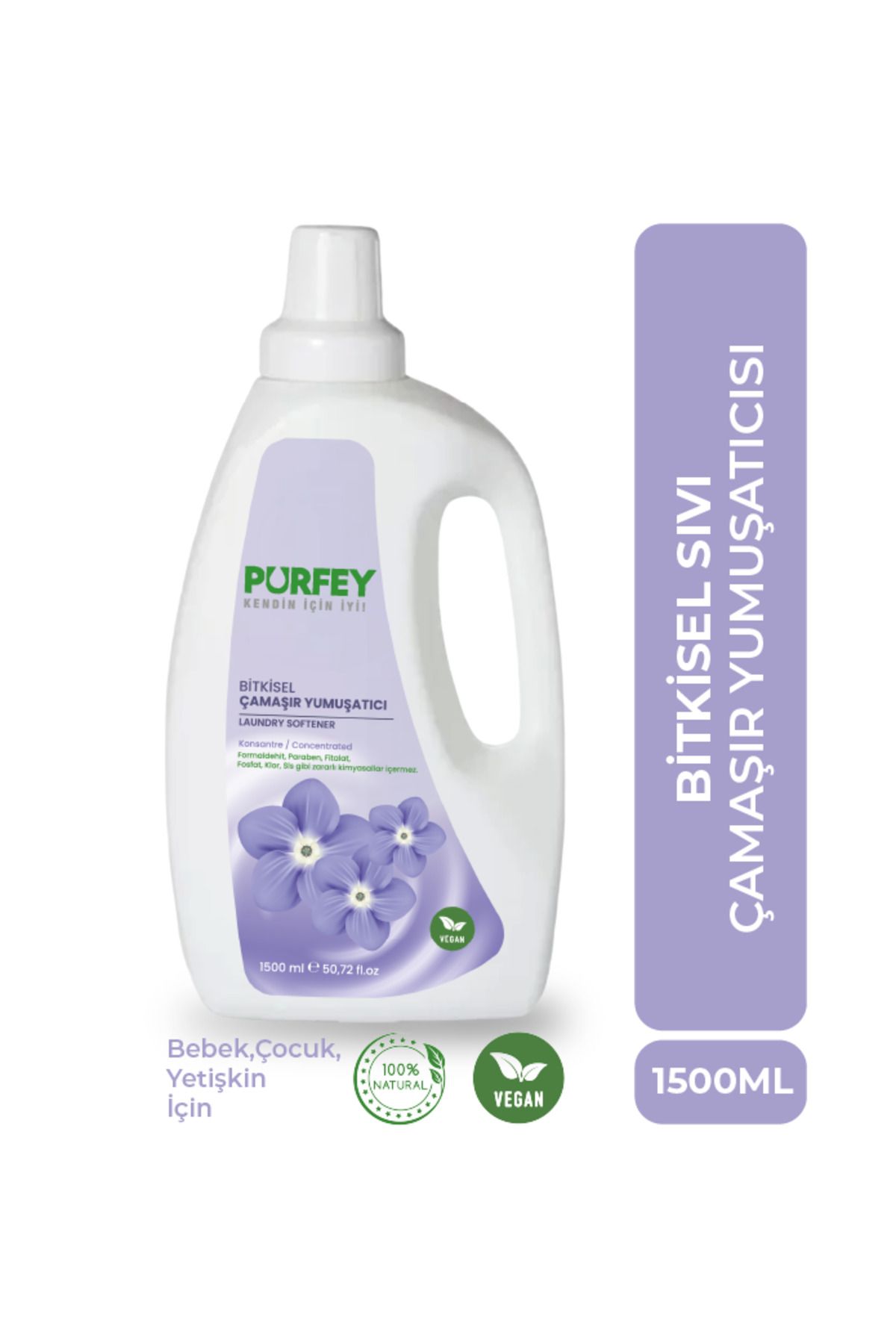 PURFEY Bitkisel Çamaşır Yumuşatıcı 1500 ml