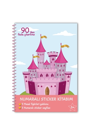 oksijen oyuncak Bitmeyen Tükenmeyen Masal Temalı Tak Çıkar Numaralı Sticker B...