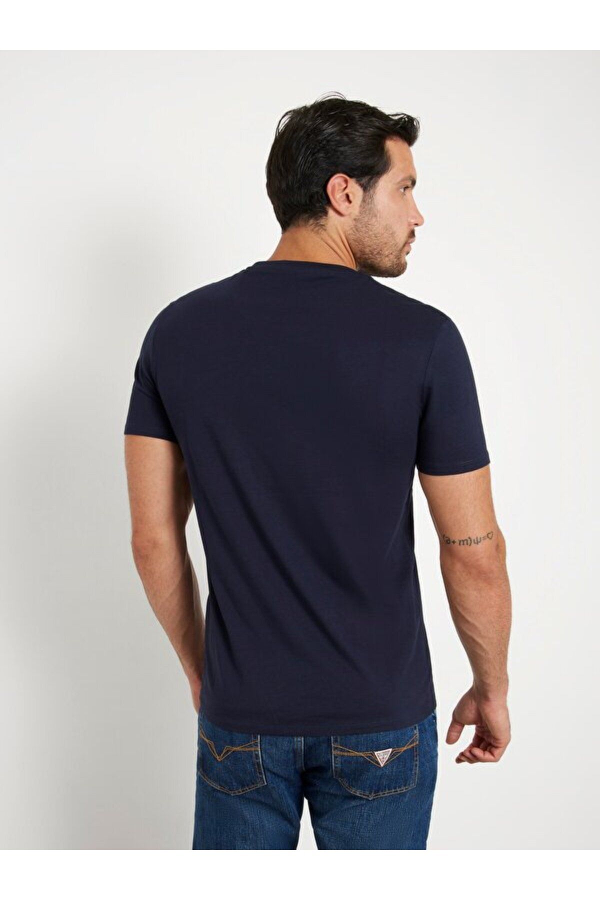 تی شرت آبی مردانه 's T Shirt اورجینال Guess