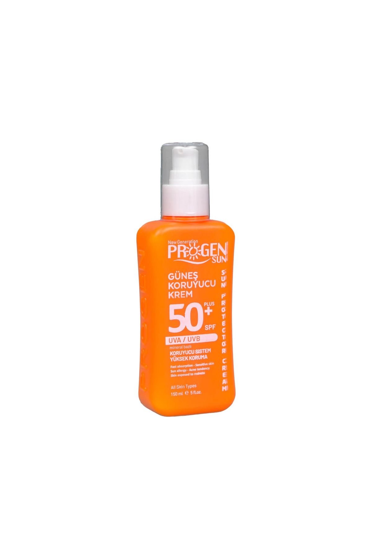 Progen Spf50+ Güneş Koruyucu Krem 150ml