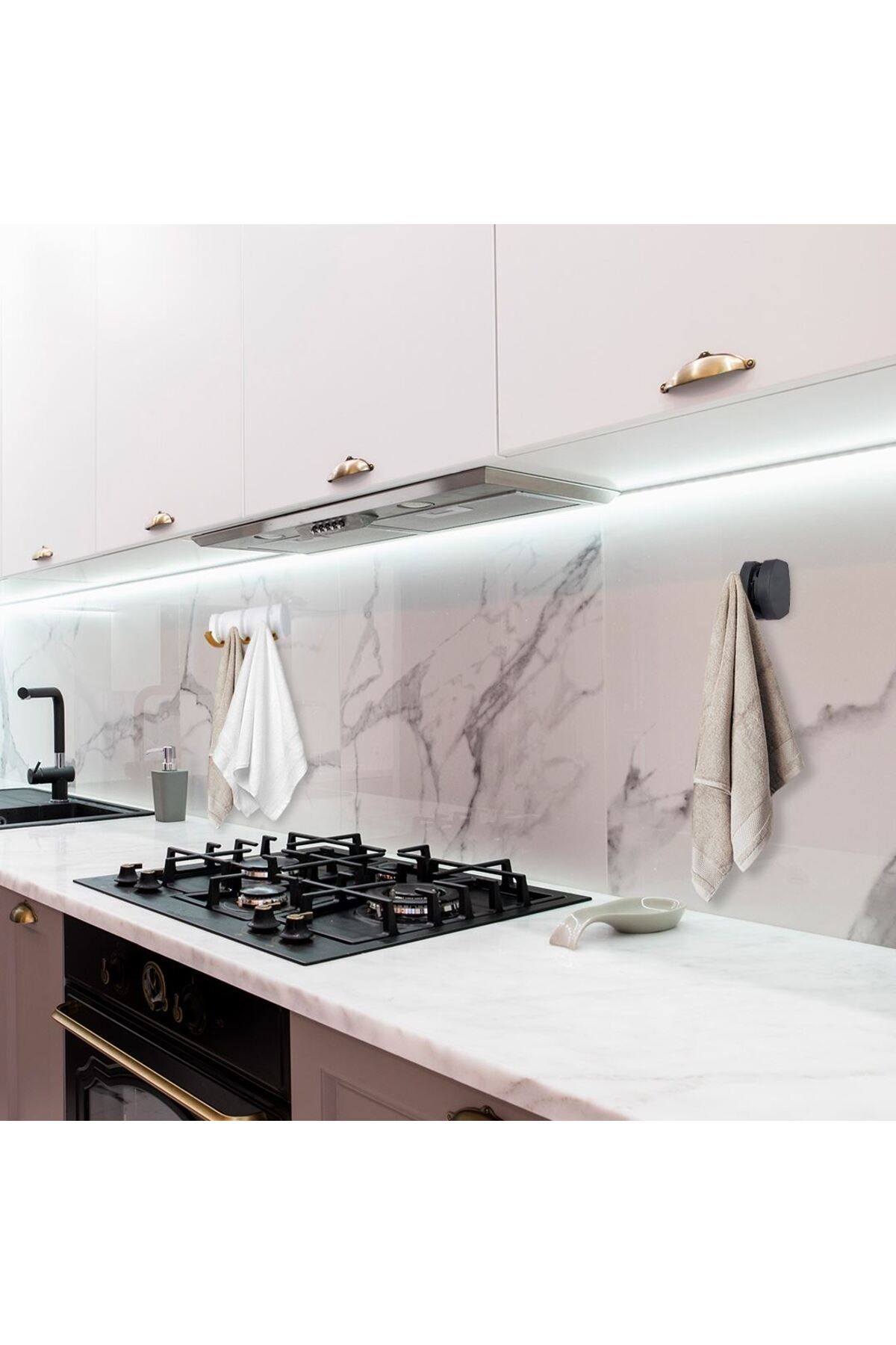 Ovebu Elbise Gömlek Askısı Çok Amaçlı Mutfak Banyo Askısı 5li