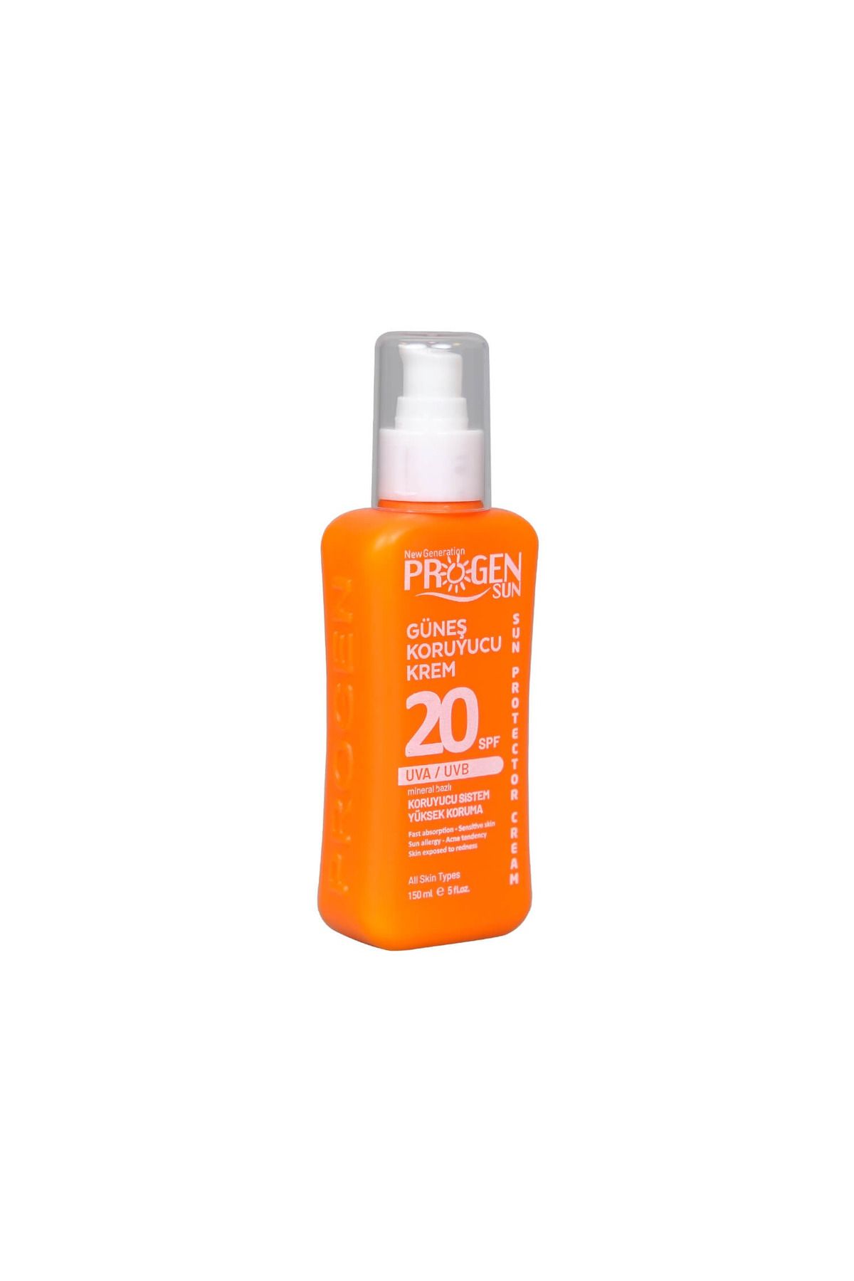 Progen Spf20 Güneş Koruyucu Krem 150ml