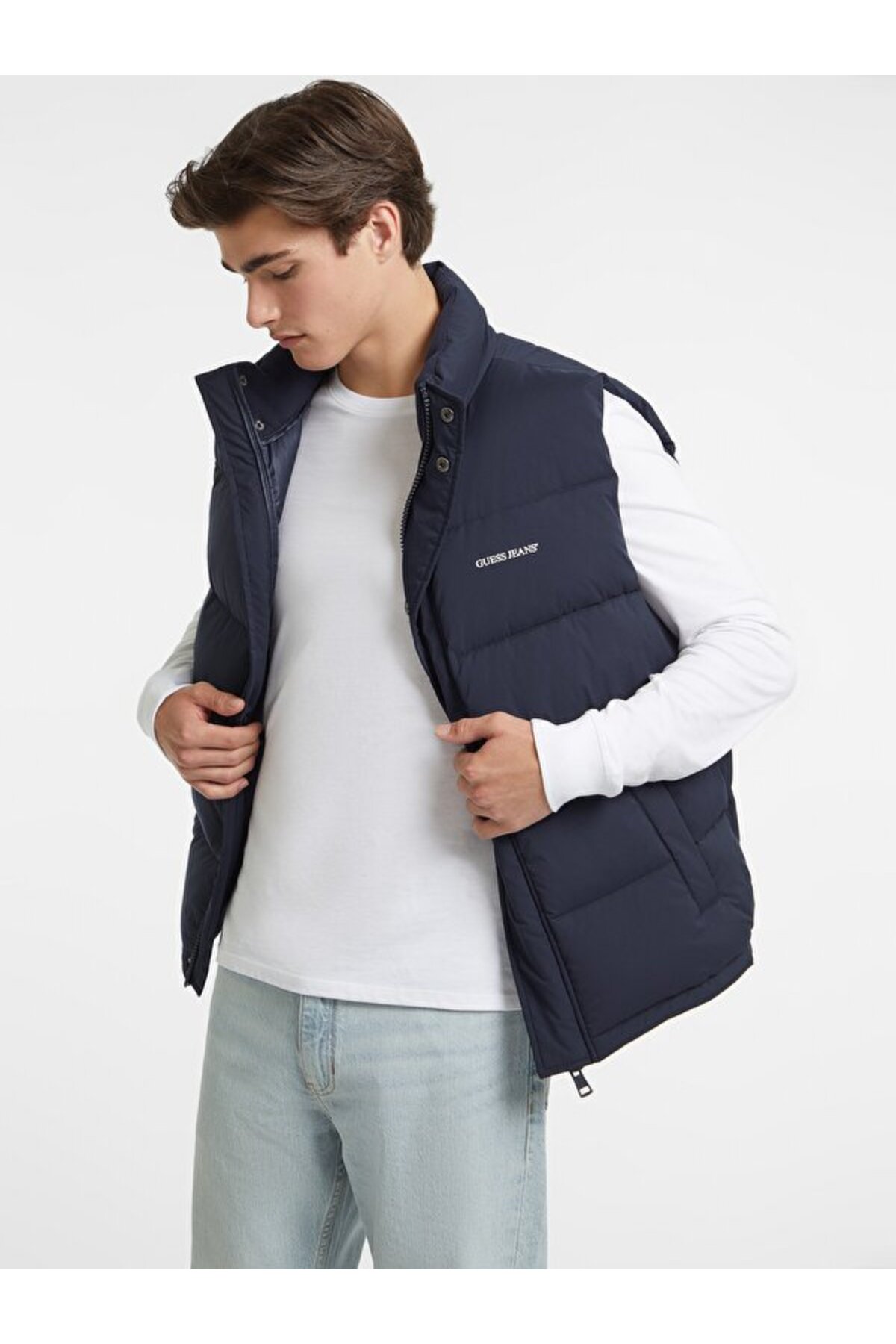 Guess Jeans Erkek Yelek görsel 6