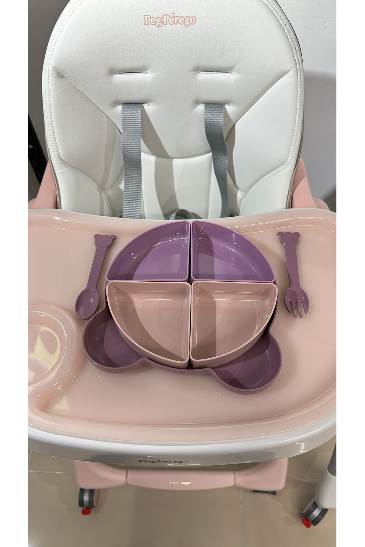 nioni 7'li Yemek Seti/ Lila-mor fotoğrafı 3 (önizleme)