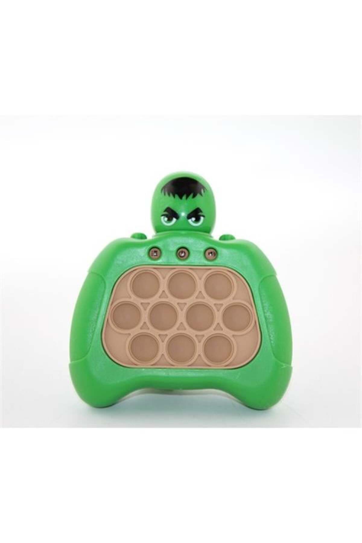 Mu Art Ahşap Işıklı Müzikli Pop-It Hulk Tasarımlı