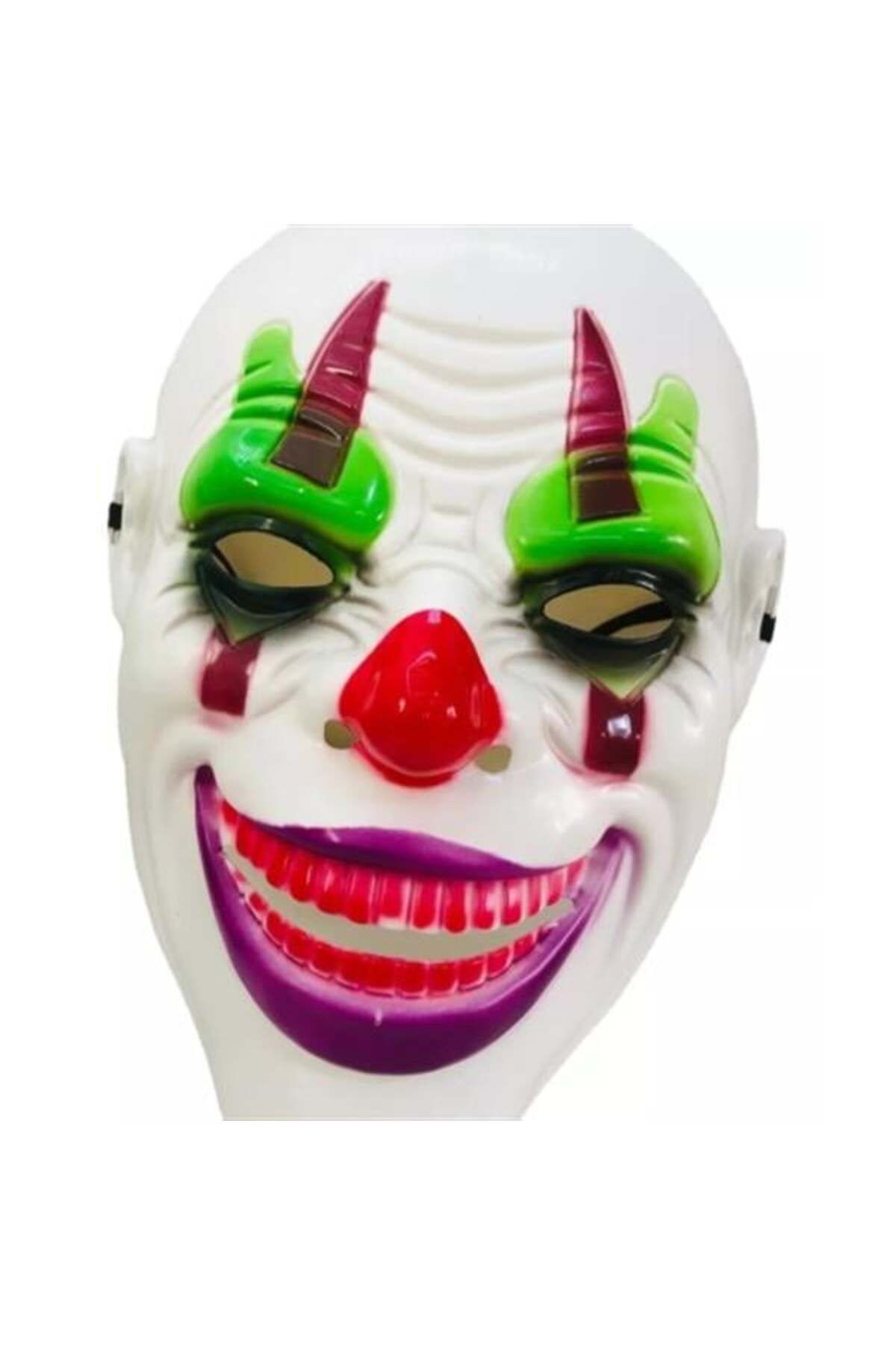 ÖYKÜ VE YİĞİT Psikopat Palyaço Temalı Joker Maskesi