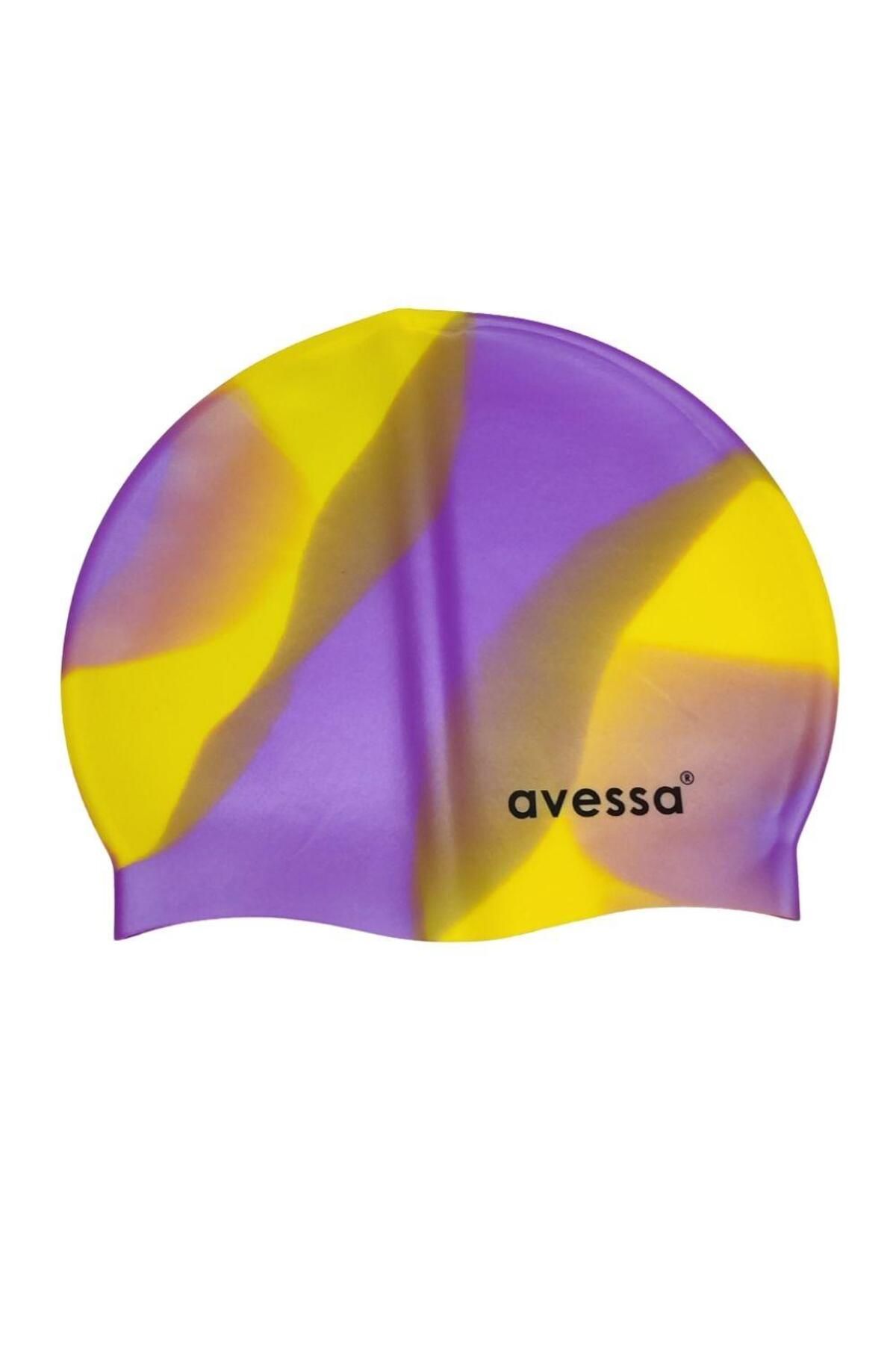 Kelebek Oyuncak-قبعة سباحة بحرية من السيليكون منقوشة من Avessa 2