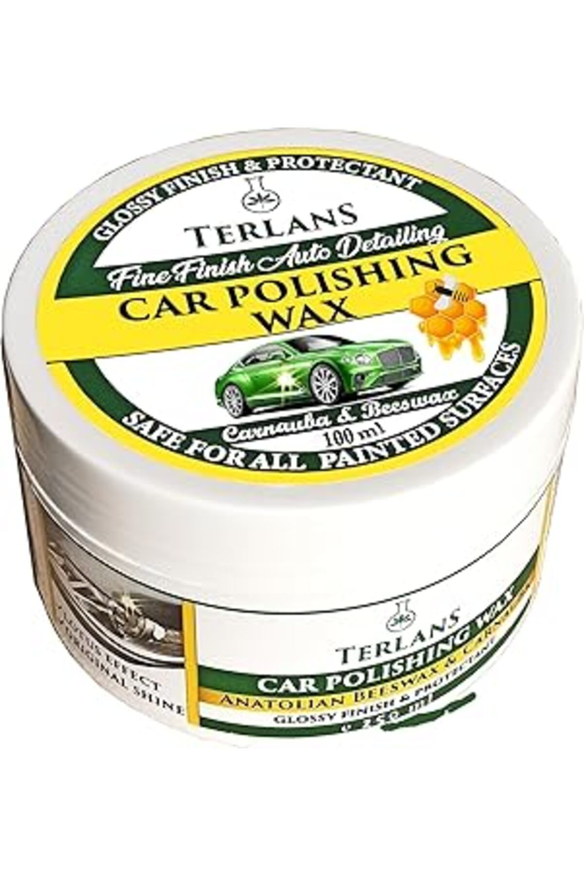 Pazarcan Terlans Uv Korumalı Far Ve Kaporta Parlatıcı & Pasta Cila 100 Ml Headlight Restorer And Polish Crea