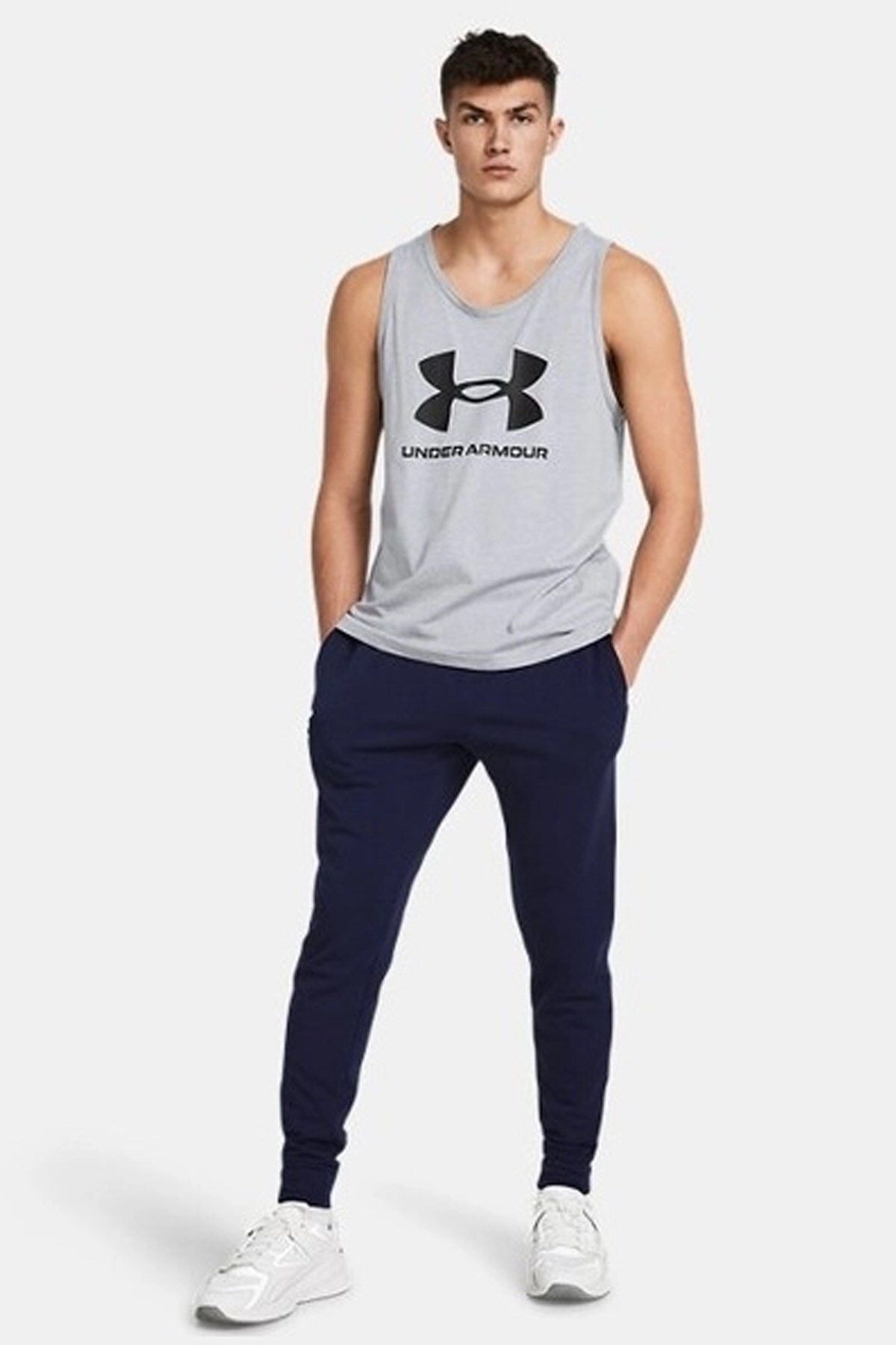 شلوار گرمکن ورزشی آبی مردانه رقیب UA تری Terry Tracksuit شش 1380843 410 Under Armour