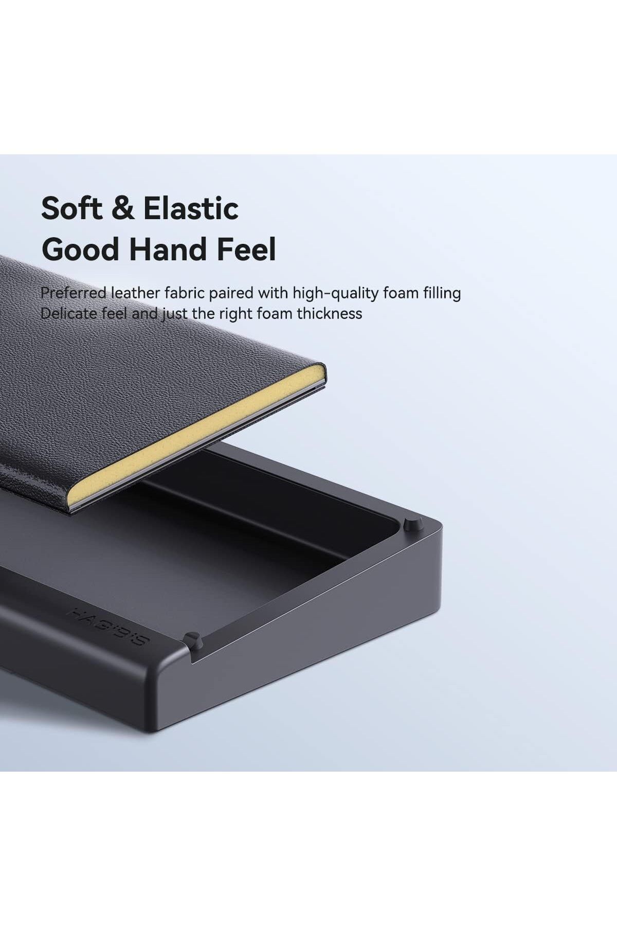 erorex-Keyboard Wrist Rest Pad Support With Desktop Partition Storage Case Ergonomic Soft Memory Foam Anti 3