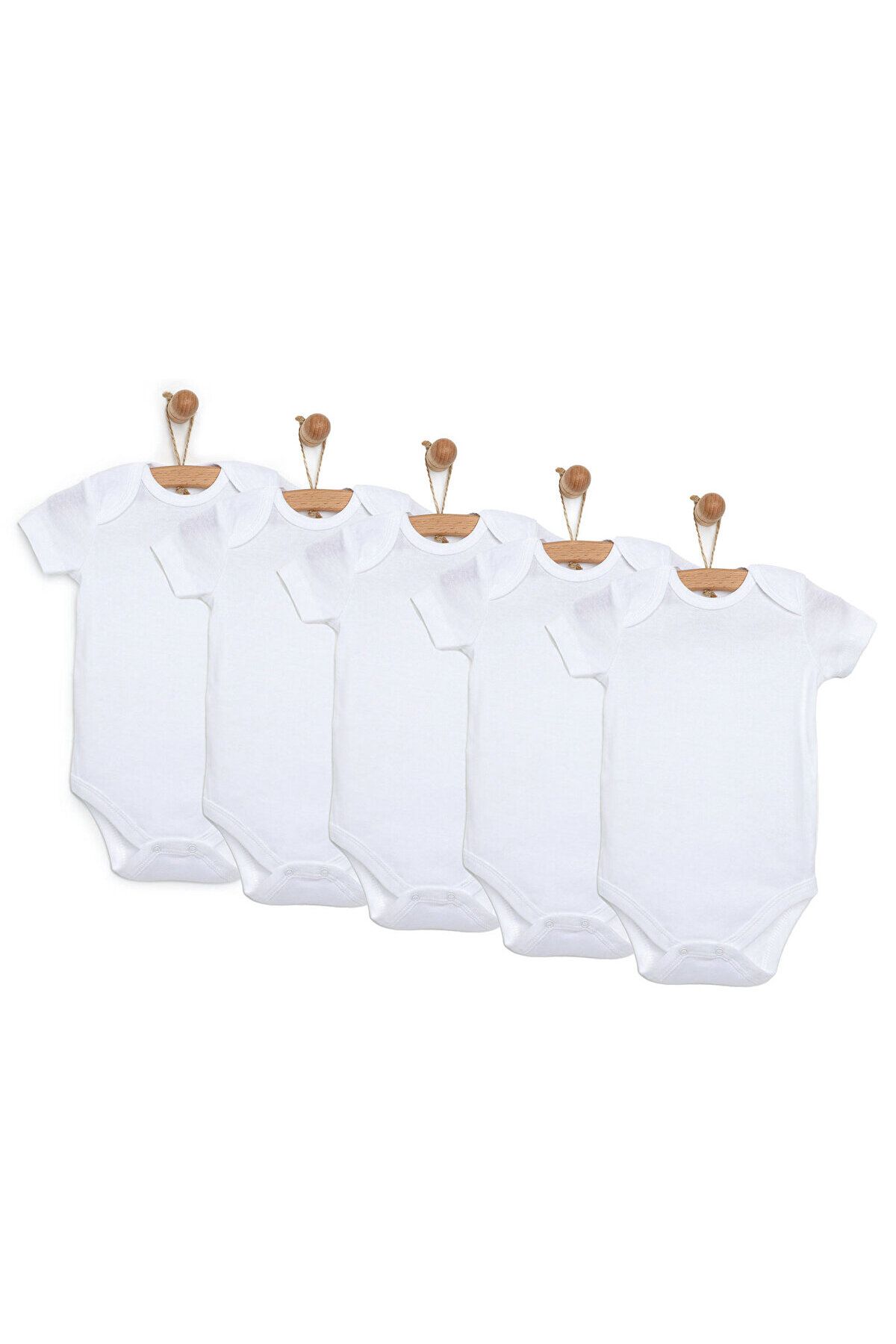 ebebek Hello Baby HelloBaby Unisex 5li Kısa Kol Body Unisex