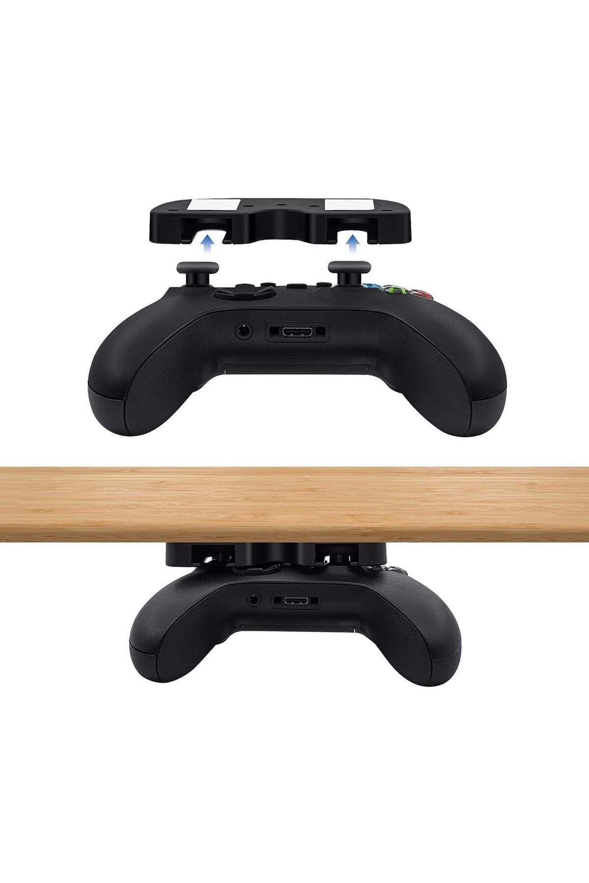 erorex-حامل طاولة للتحكم بدون حفر، حامل تحت المكتب لجهاز تحكم Xbox و Xbox و Switch Pro 1
