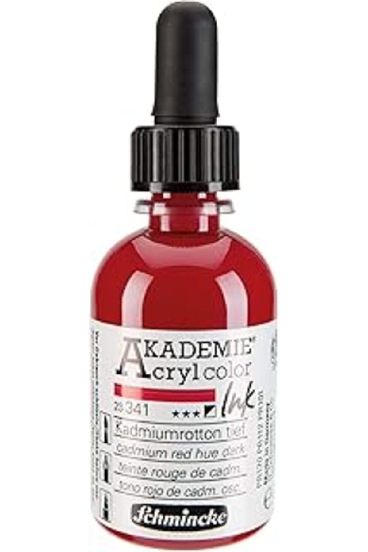 Pazarcan Schmincke Akademie Akrilik Mürekkep 50 Ml 341 Cadmium Red Hue Dark