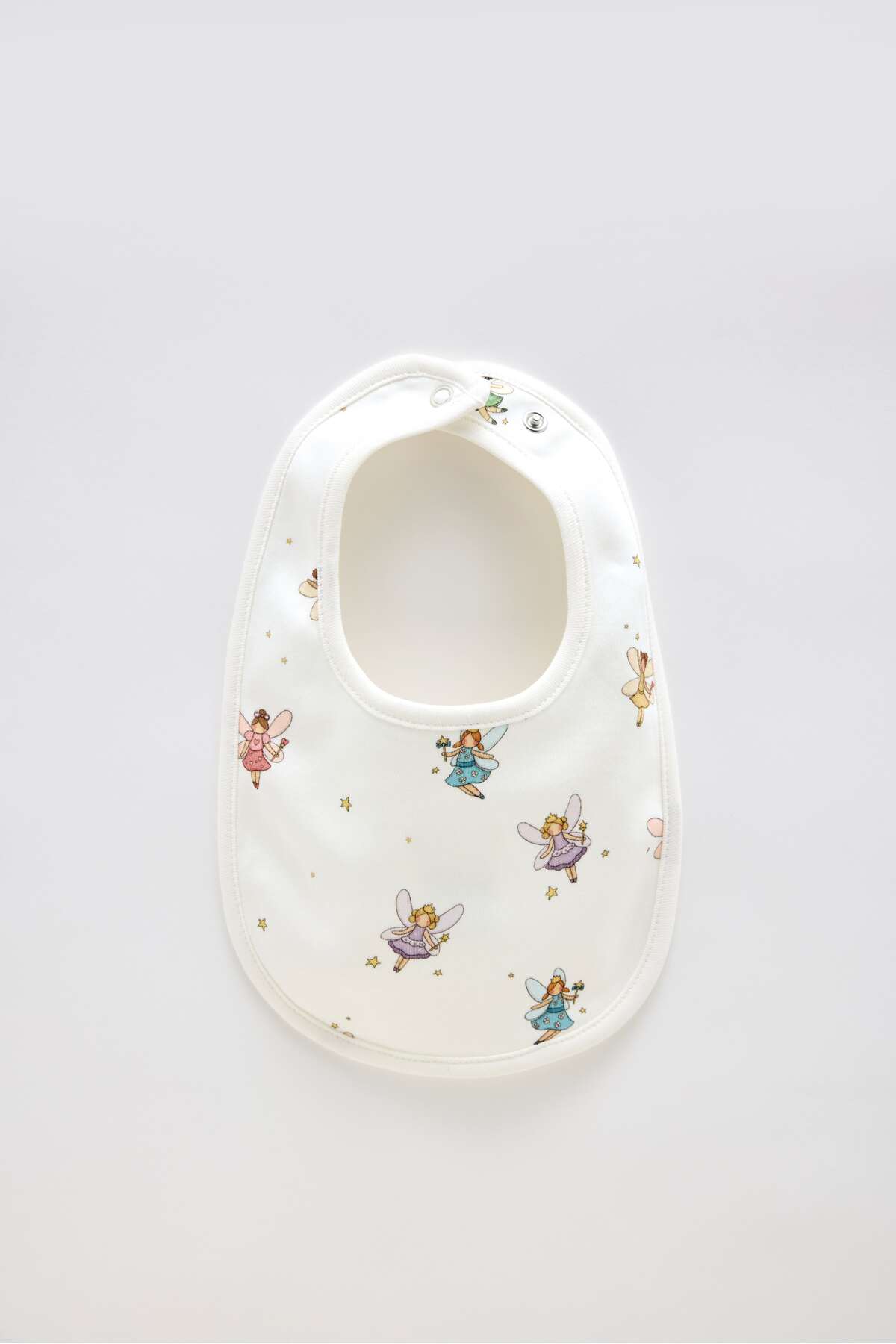 Atelier Babbi %100 Pamuk Yenidoğan Önlük & Şapka Seti - Peri Masalı fotoğrafı 3 (önizleme)