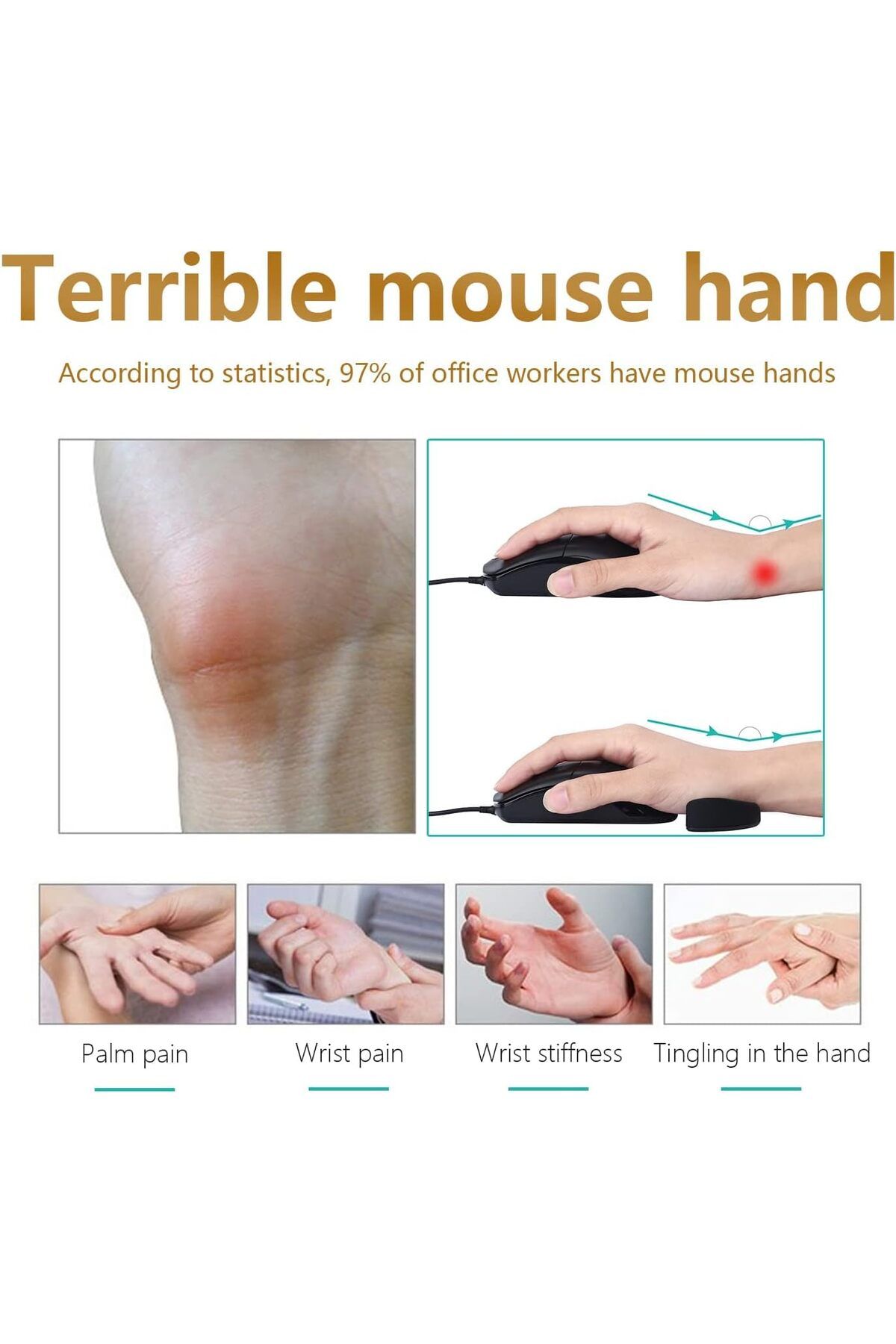erorex-2 Pcs Ergonomic Gliding Palm Rest Soft Cooling Material Sliding Wrist Pad That Moves With Your 5