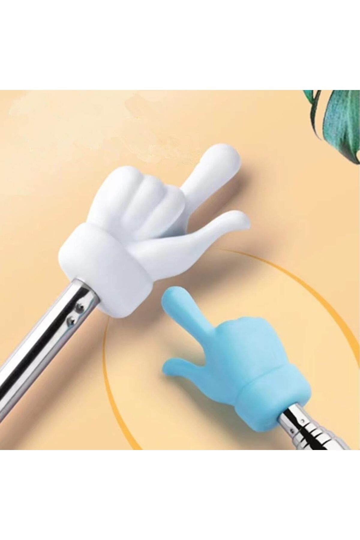 erorex-4 قطع من مؤشر الإصبع التلسكوبي للمعلمين، عصا مؤشر الإصبع القابلة للتمديد، قطعتان من التلسكوب القابل للسحب بطول 2 متر 5