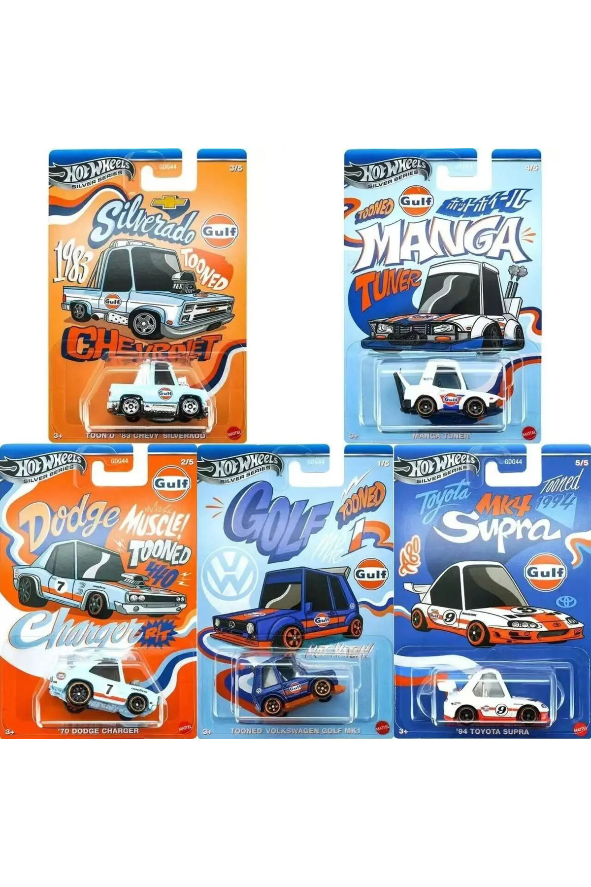 HOT WHEELS 2025 Manga Tuner Set of 5 GDG44-952L oyuncak araba