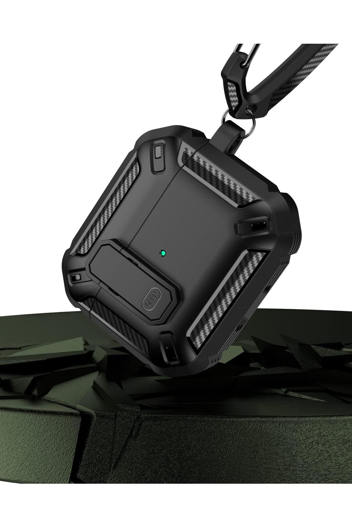 erorex-جراب شفاف مضاد للاصفرار لأجهزة Airpods من الجيل الرابع متوافق مع Airpods 4 Gen 2024 USB C 7