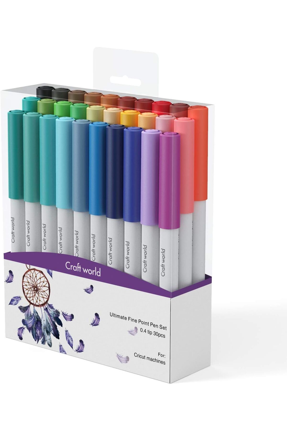 erorex-أقلام تحديد دقيقة برأس 0.4 مناسبة لأجهزة Cricut Maker 3 وMaker Explore 3 وAir 2 وUltimate، مجموعة من 30 قلم تحديد دقيق 1
