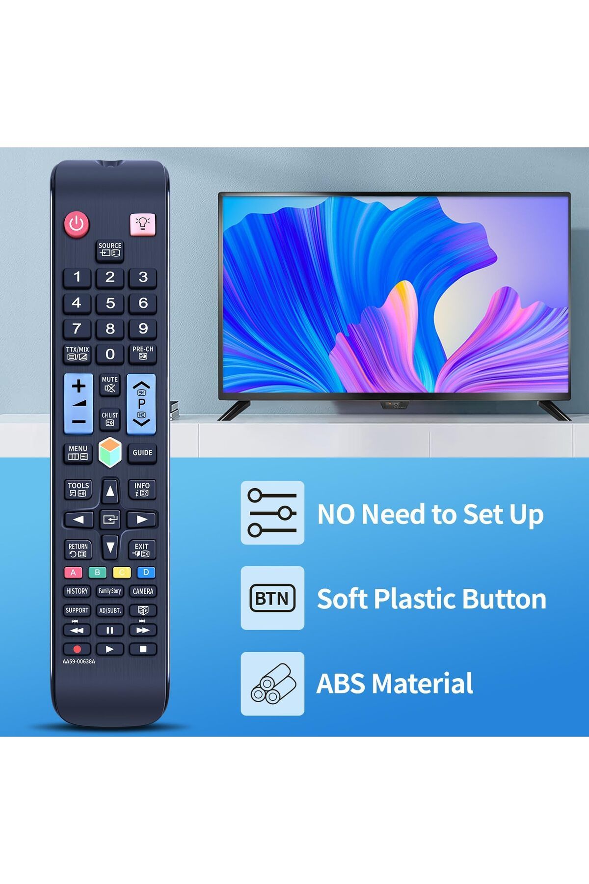 erorex-جهاز تحكم عن بُعد بديل لتلفزيون Tcl طراز Rc311S 06 531W52 Ty02X طراز Lt 32Kb45 Tn40D1620S 43Ga1600 5
